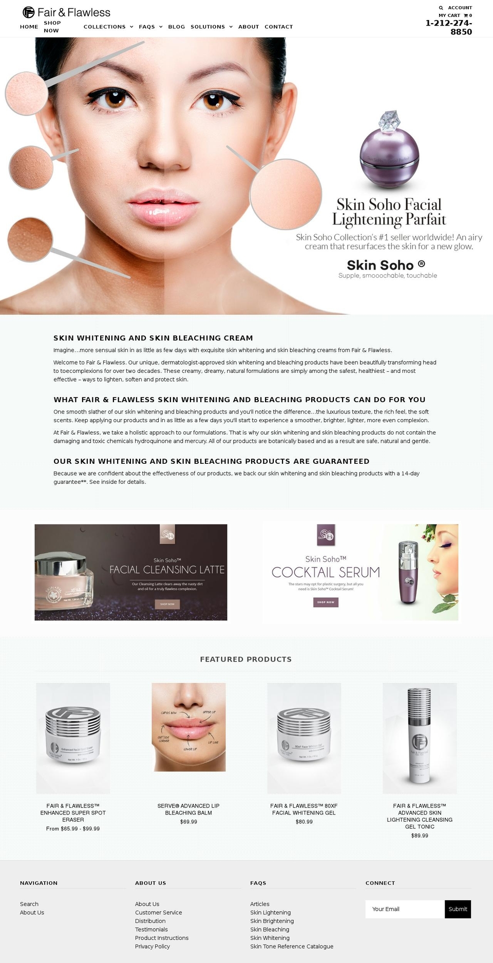 fairandflawless.com shopify website screenshot
