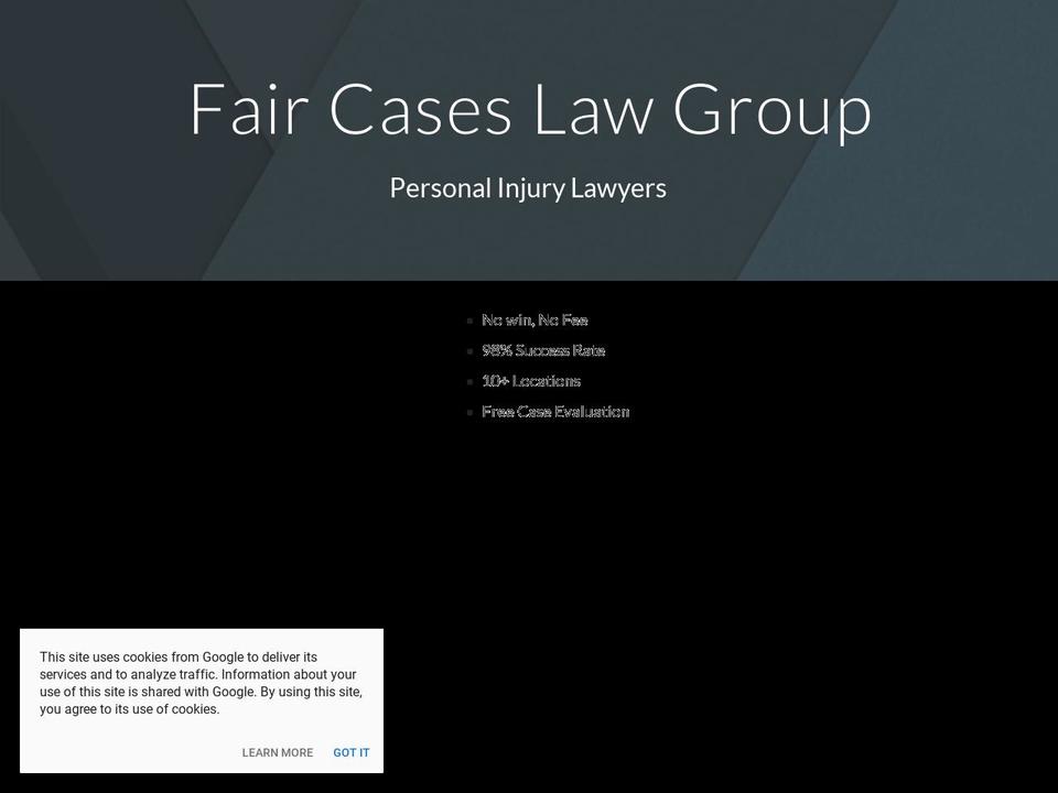 faircases.com — Shopify storefront screenshot