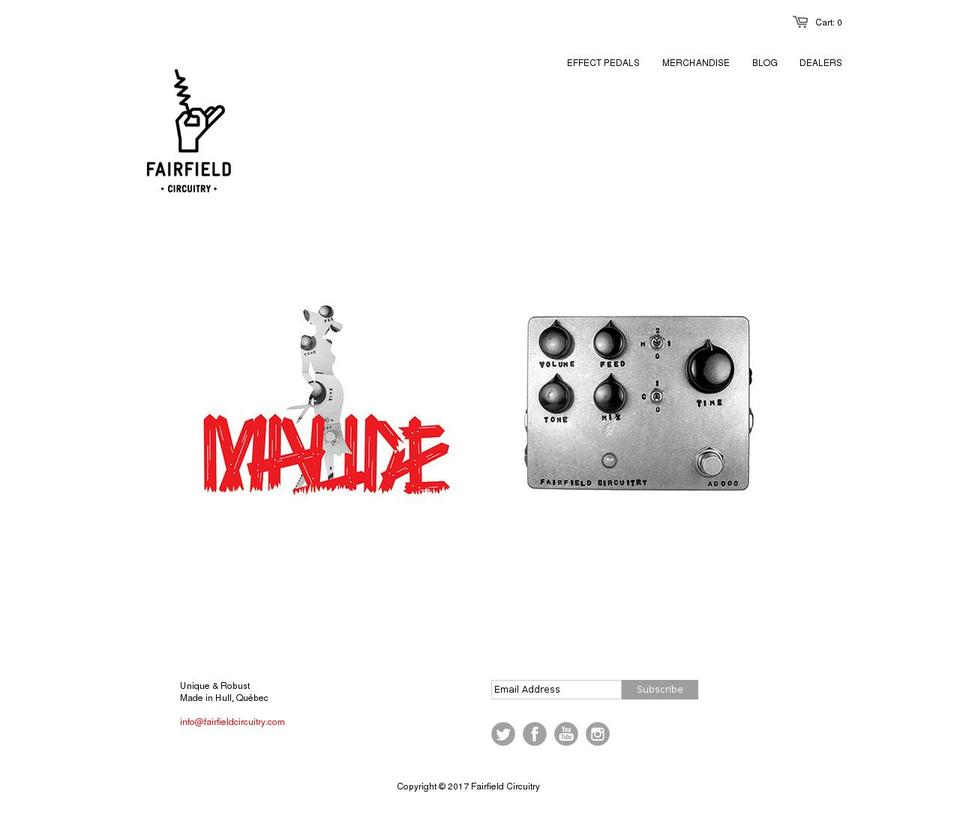 fairfieldcircuitry.com shopify website screenshot