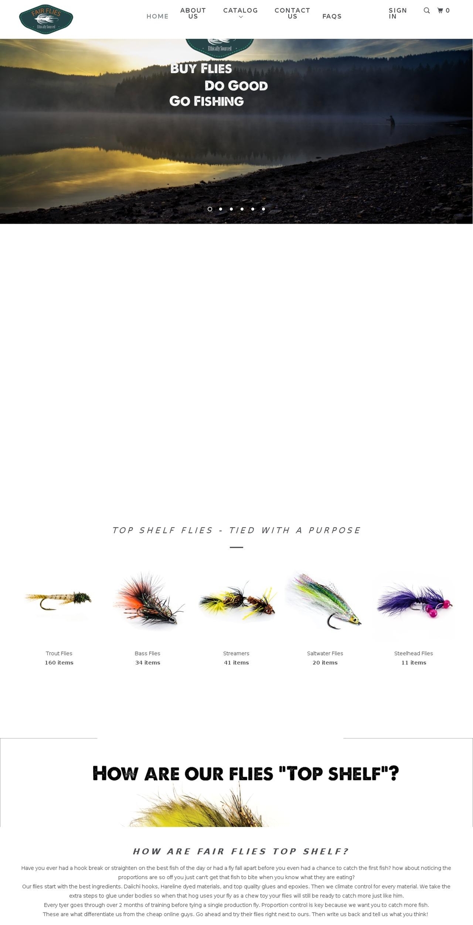 fairflys.com shopify website screenshot