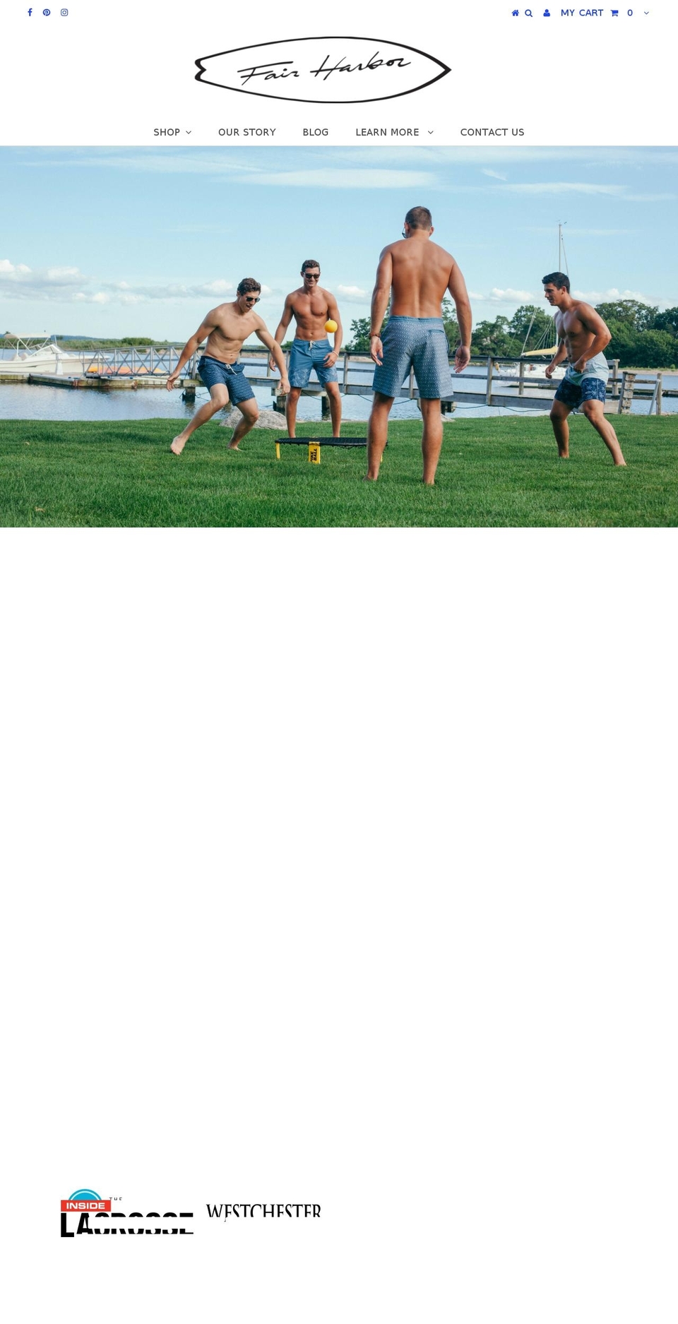 fairharborclothing.com shopify website screenshot