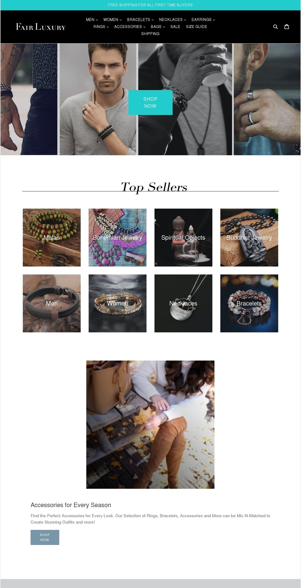 fairluxury.com — Shopify storefront screenshot