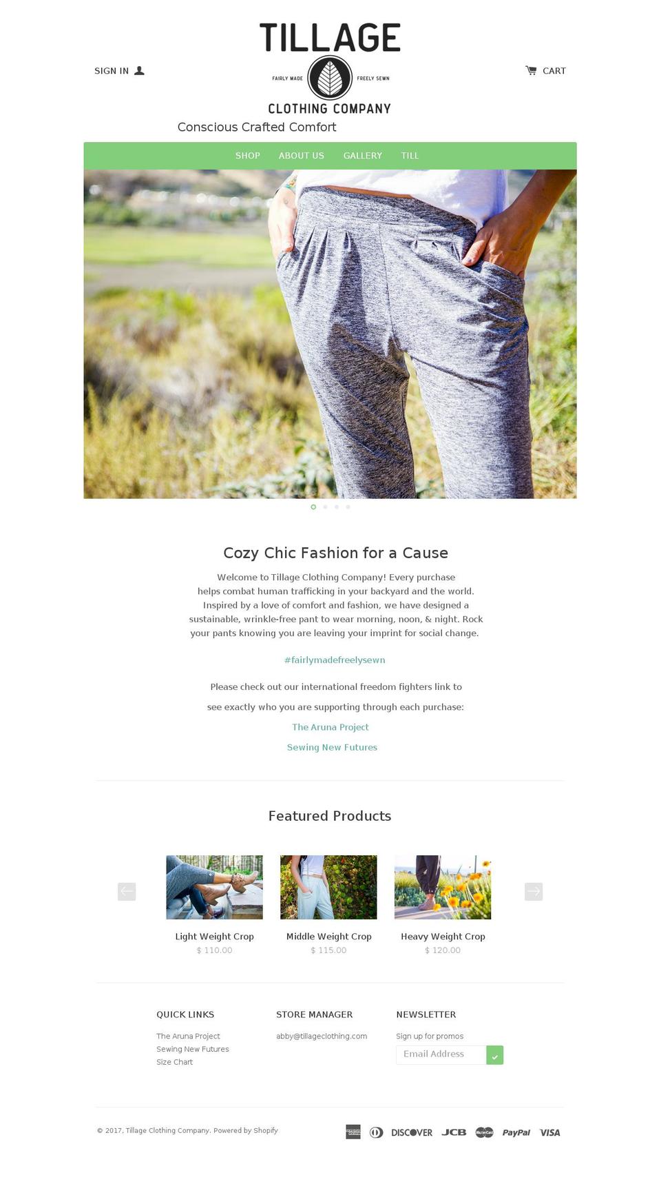 fairmadefancypants.com shopify website screenshot