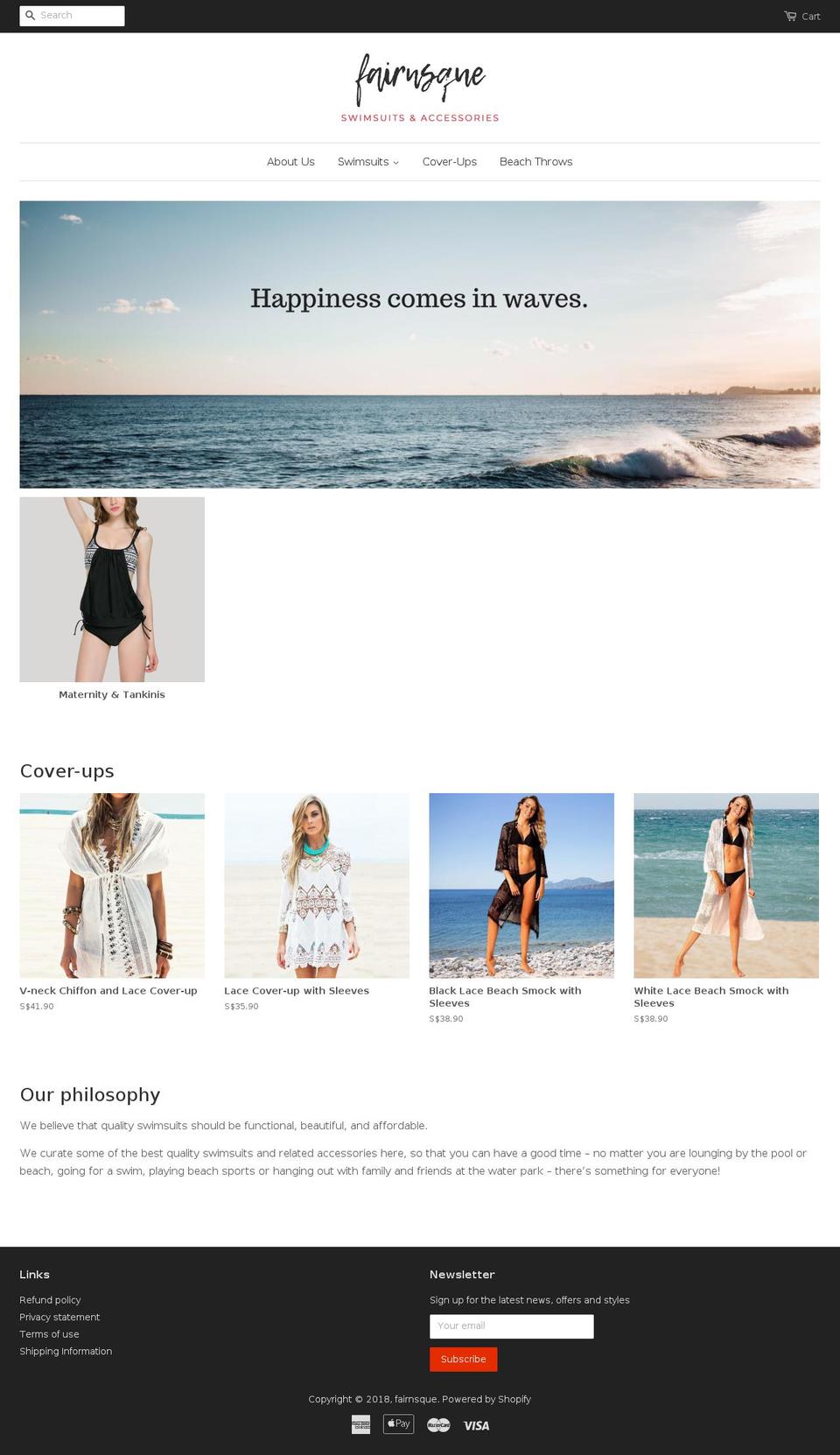 fairnsque.com — Shopify storefront screenshot