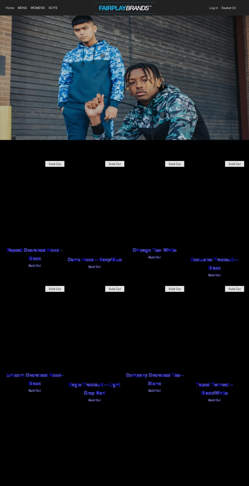 fairplaybrands.co.uk shopify website screenshot