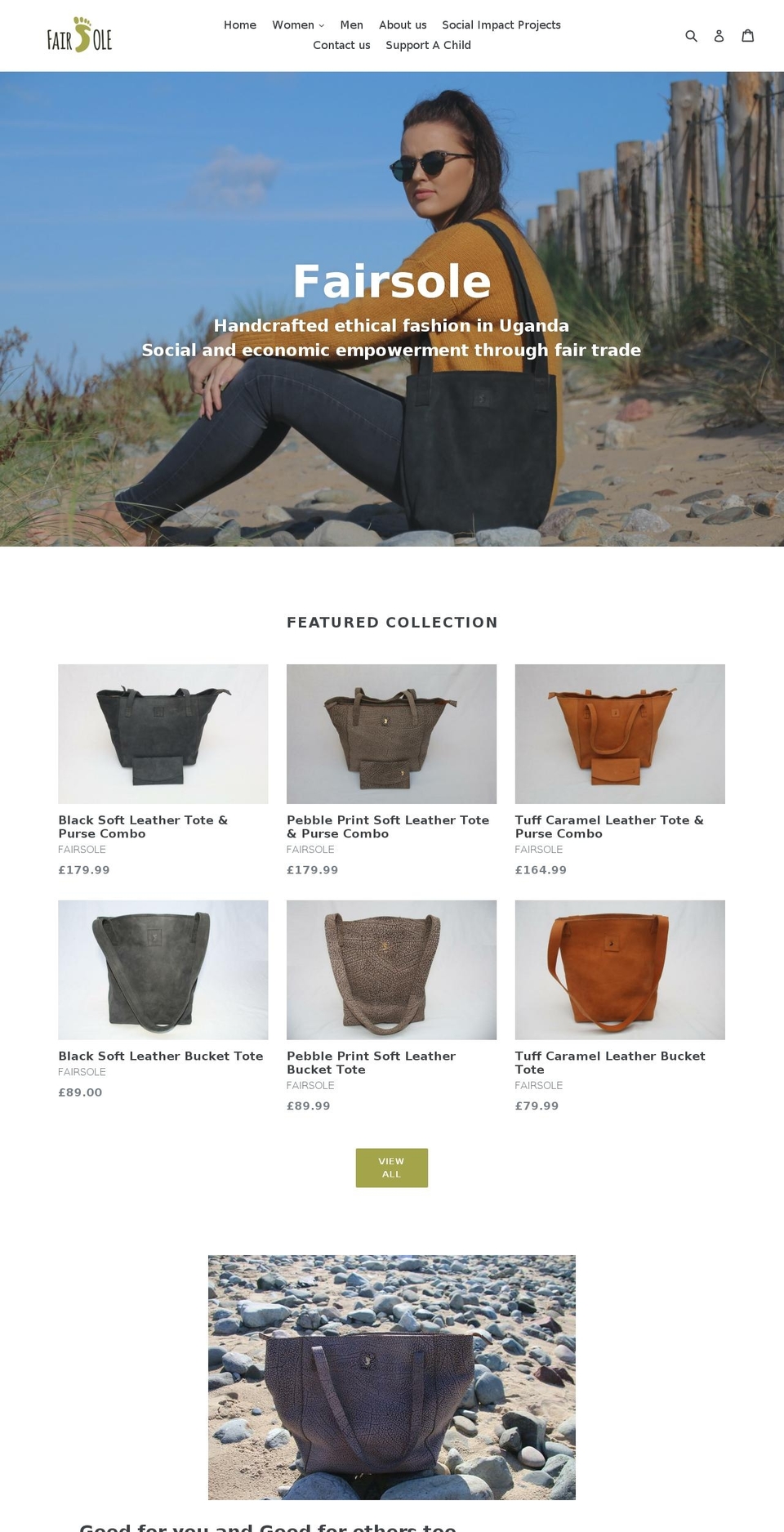 fairsole.com shopify website screenshot