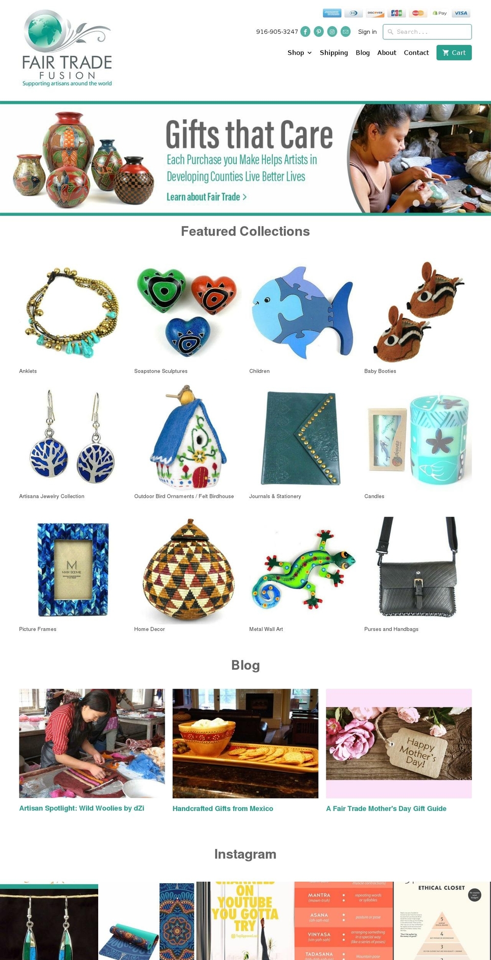 fairtradefusion.com — Shopify storefront screenshot