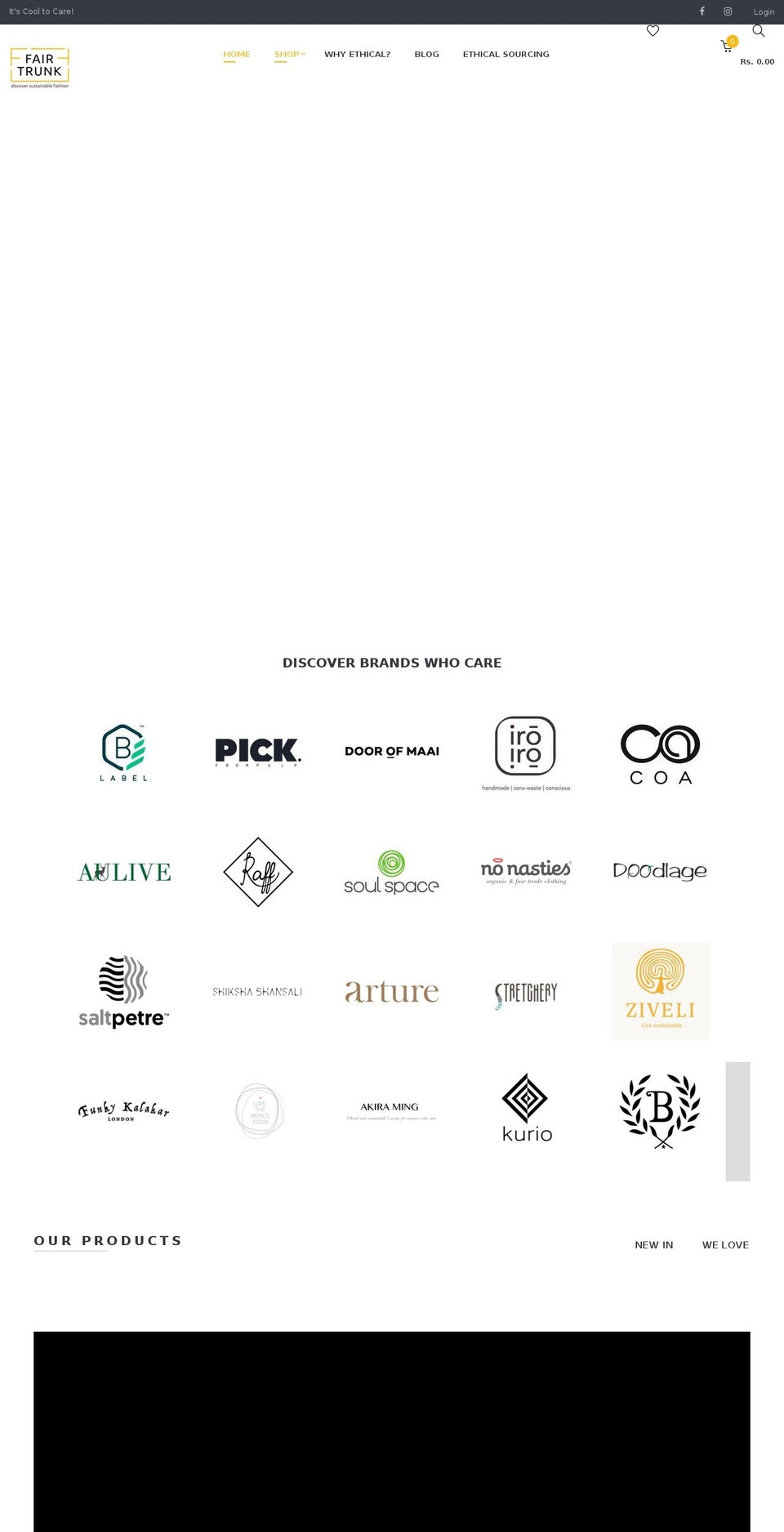 fairtrunk.com — Shopify storefront screenshot