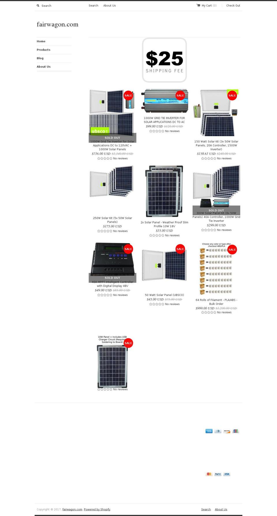 fairwagon.com shopify website screenshot