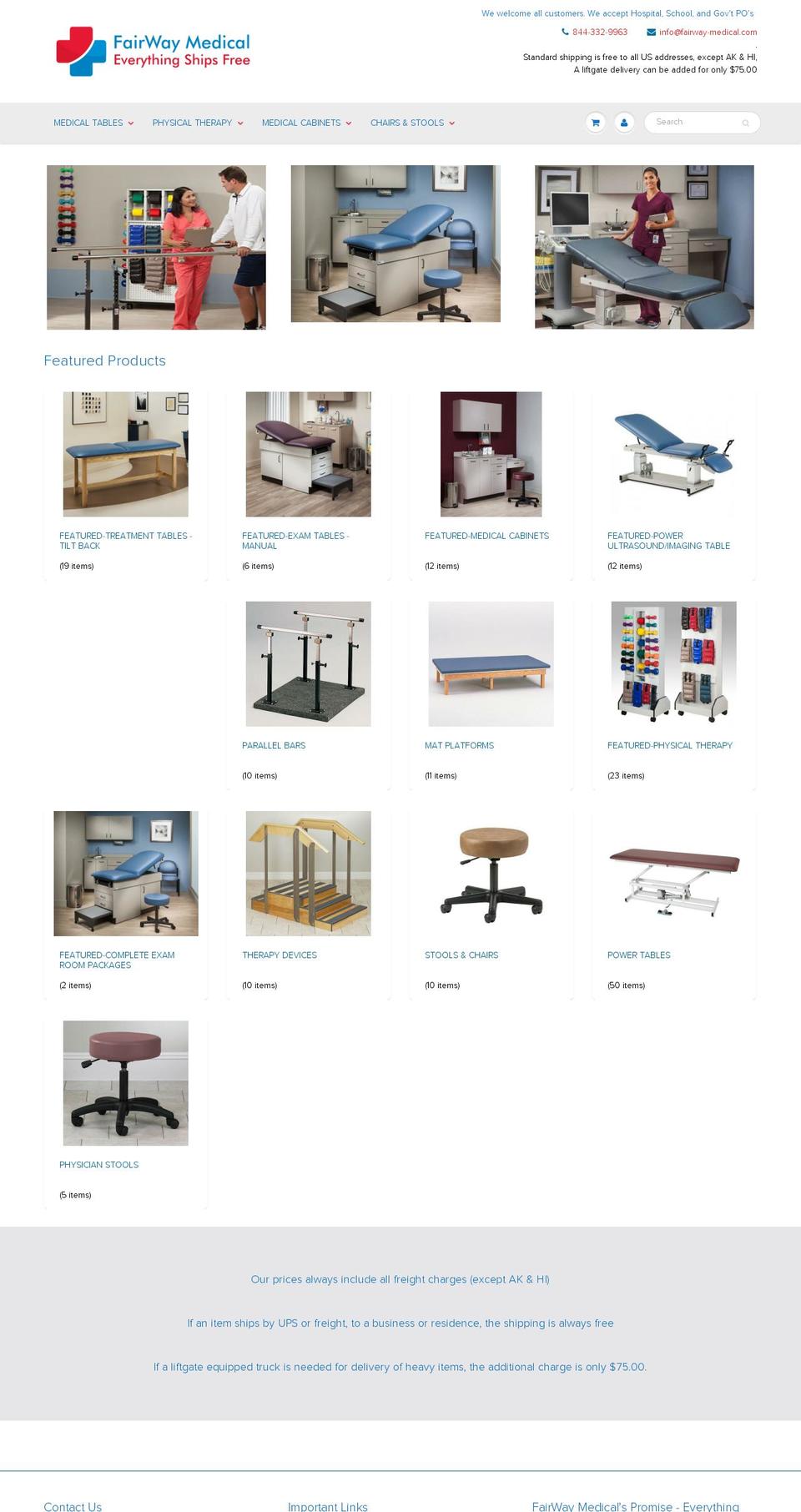 fairway-medical.com — Shopify storefront screenshot