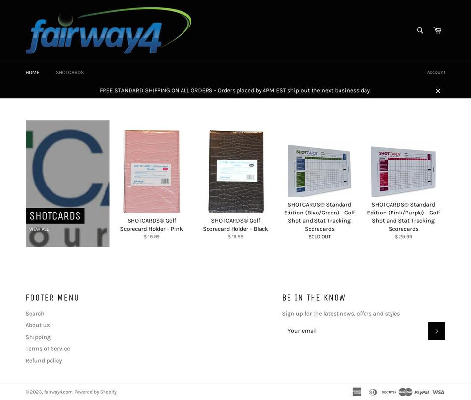 fairway4.com shopify website screenshot