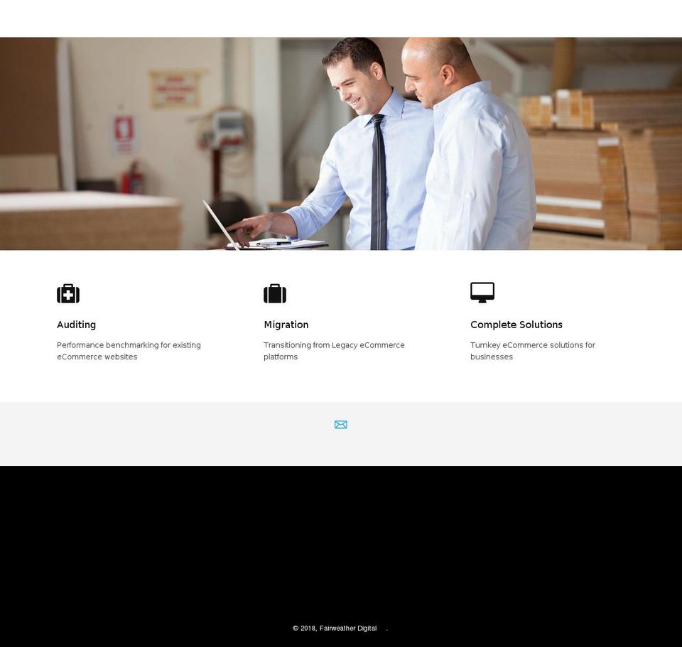 fairweatherdigital.com — Shopify storefront screenshot