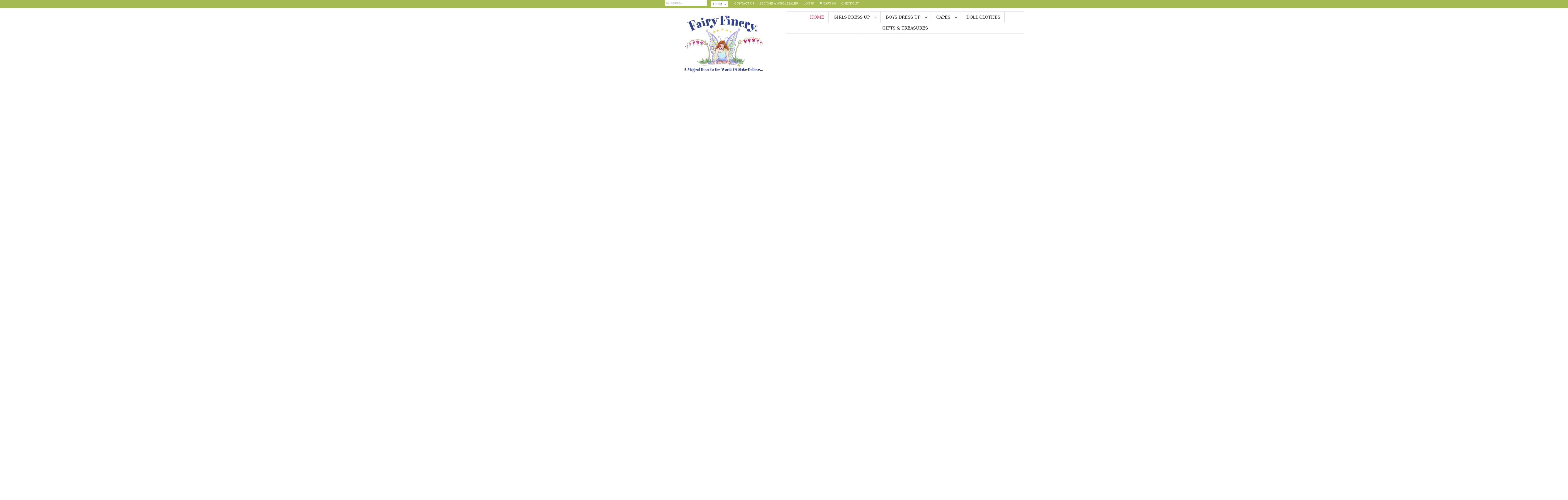 fairy-finery.myshopify.com — Shopify storefront screenshot