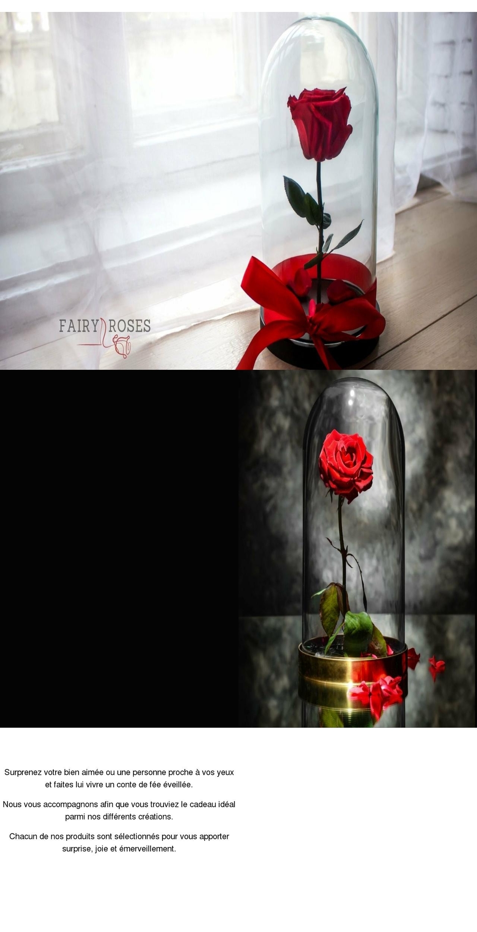 fairy-roses.fr shopify website screenshot