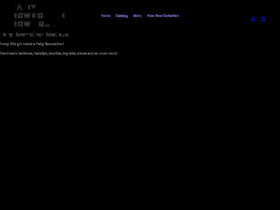 fairybowmotherbowtique.com shopify website screenshot