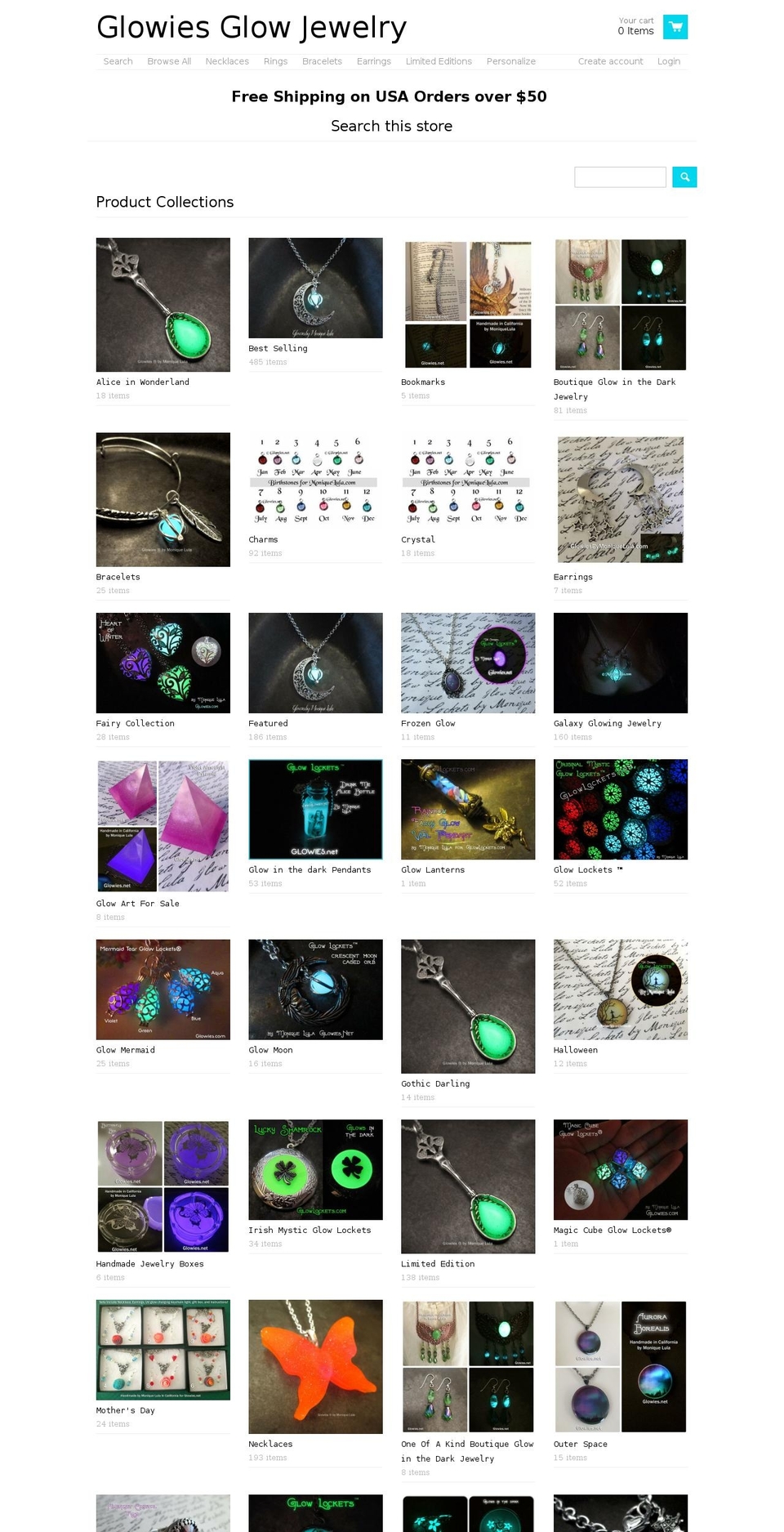 fairyglowlantern.com shopify website screenshot