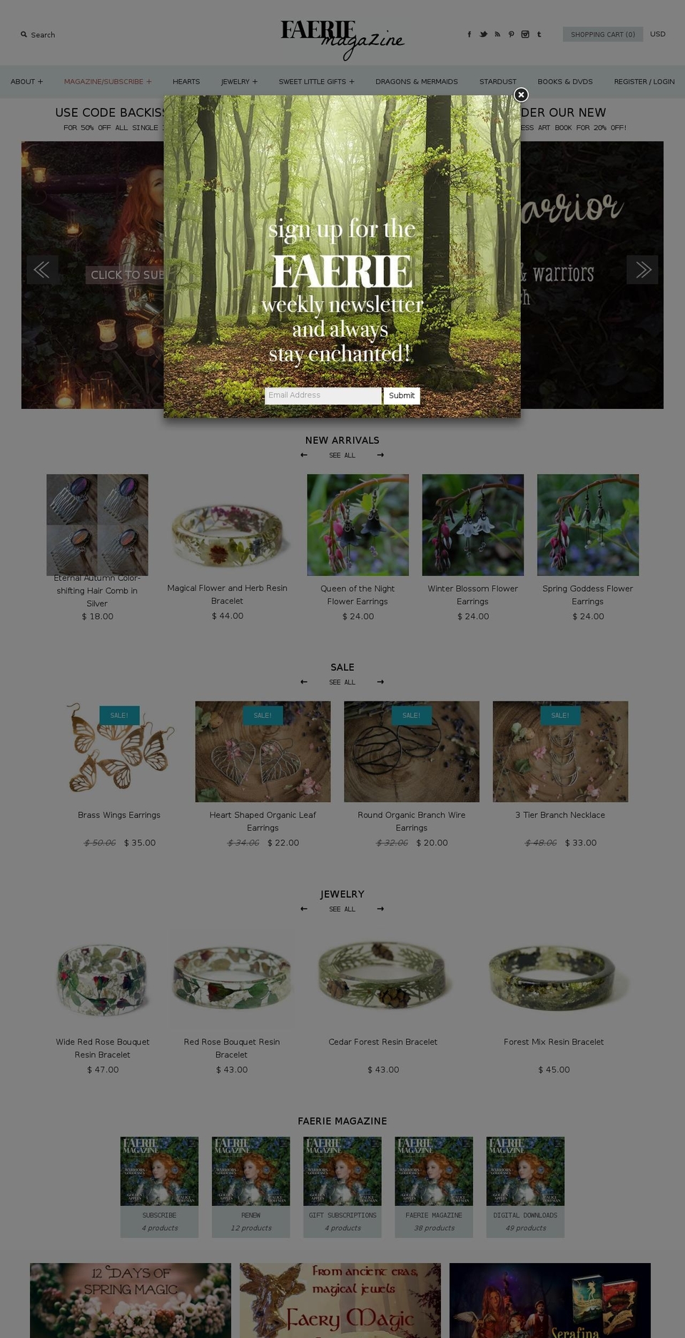 fairyrevolution.us shopify website screenshot