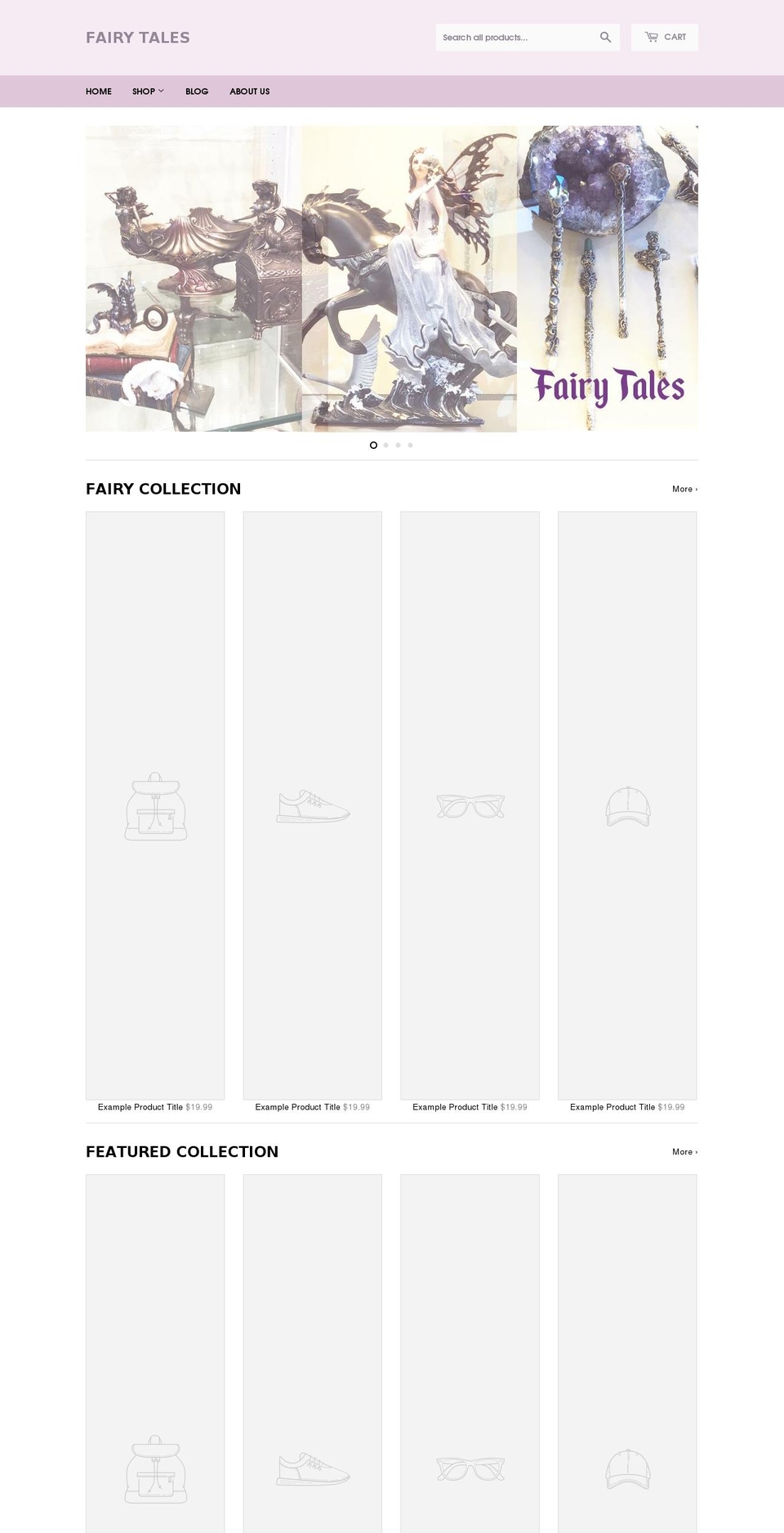 fairytalessf.com shopify website screenshot