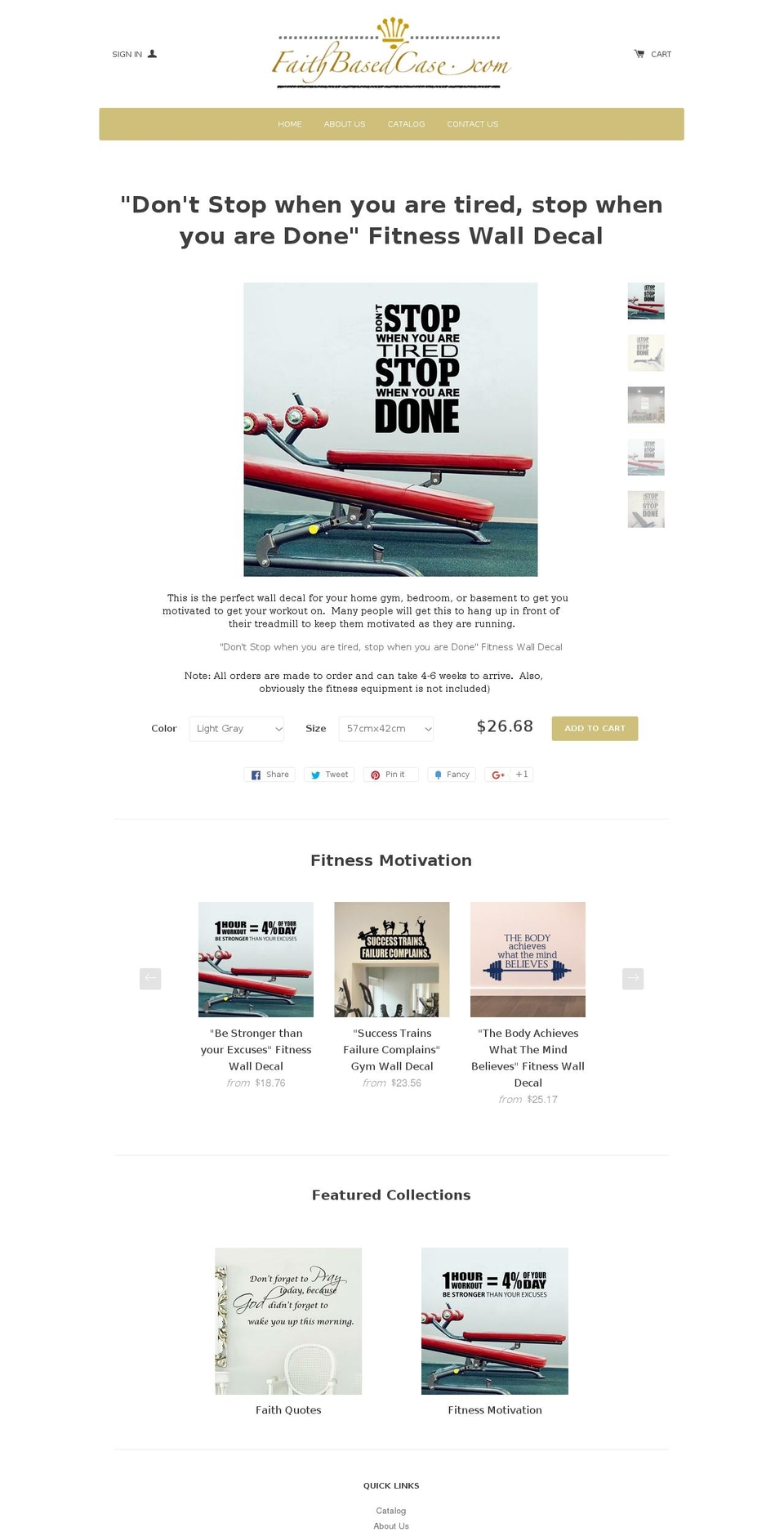 faithbasedcase.com shopify website screenshot