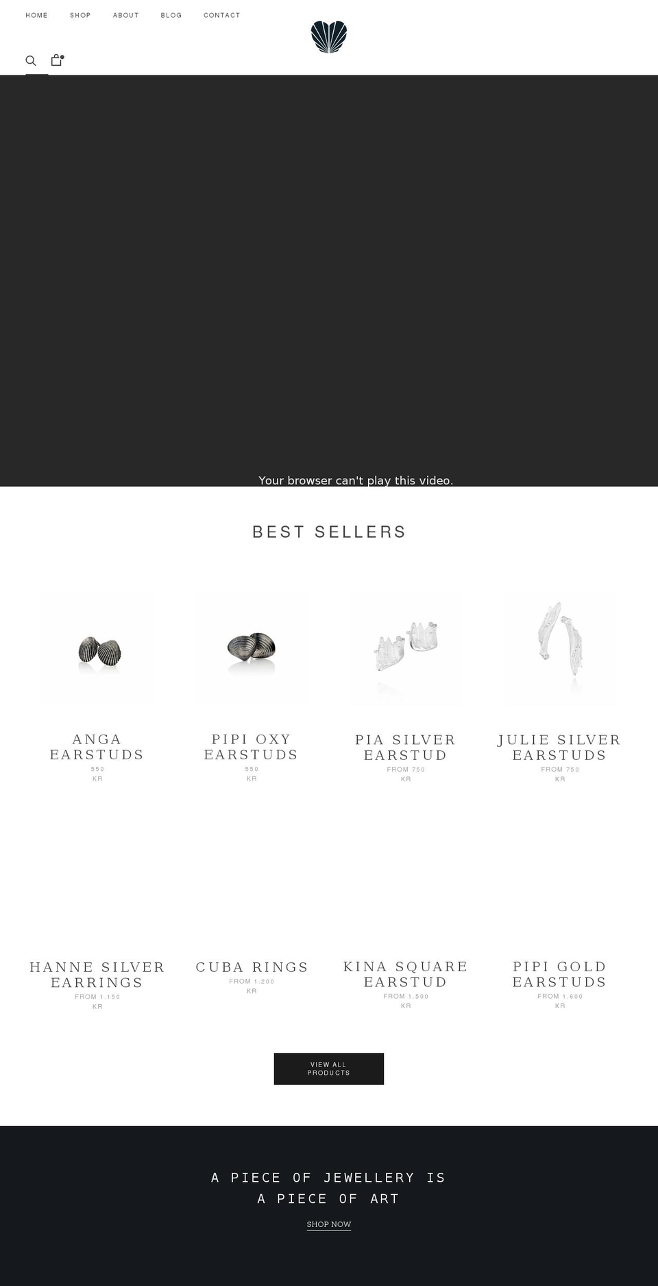 faithbocollection.com — Shopify storefront screenshot