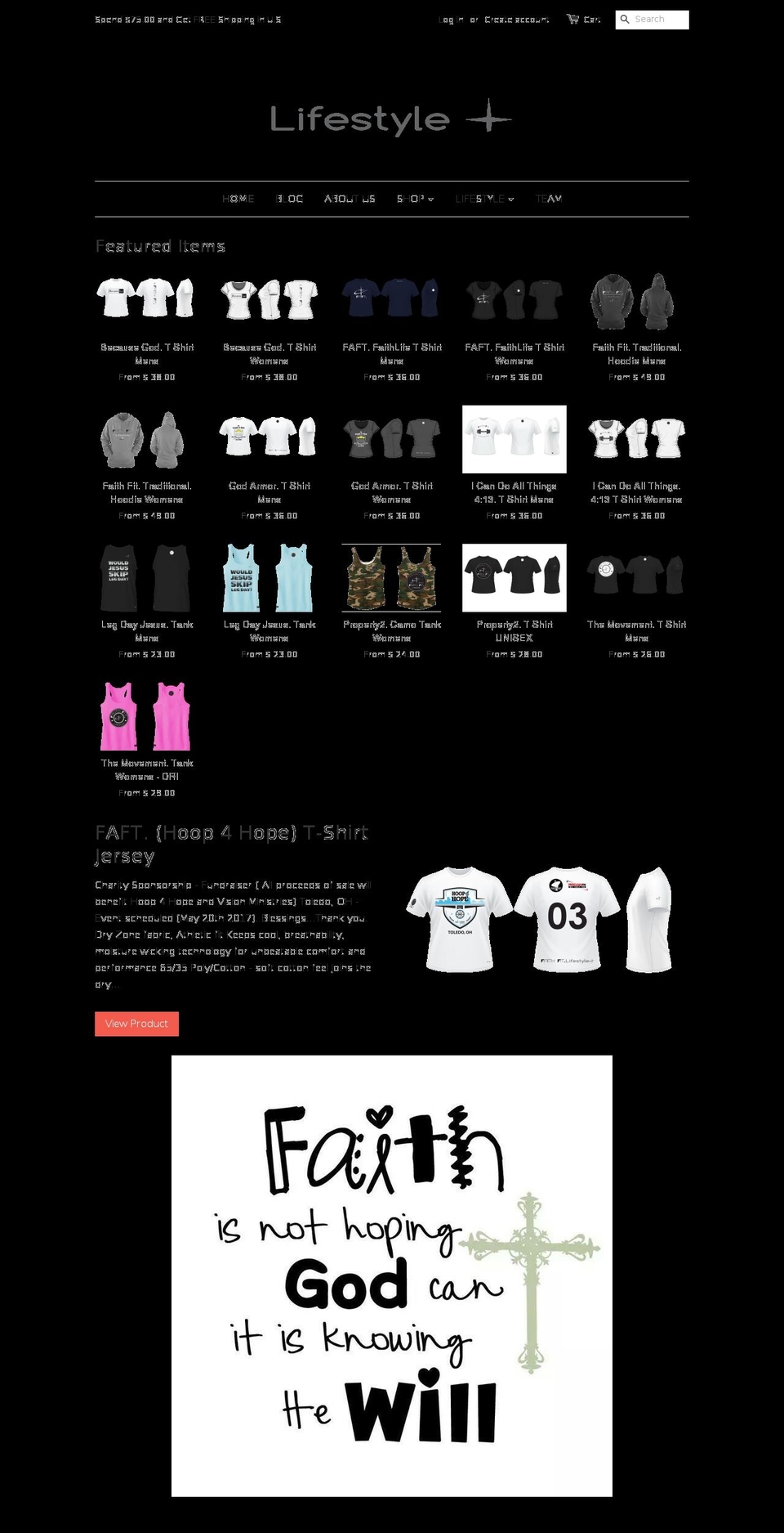 faithfitlife.com shopify website screenshot