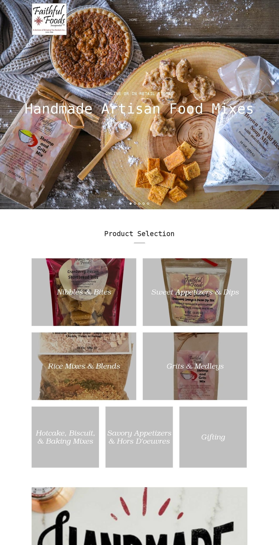 faithfulfoods.com shopify website screenshot