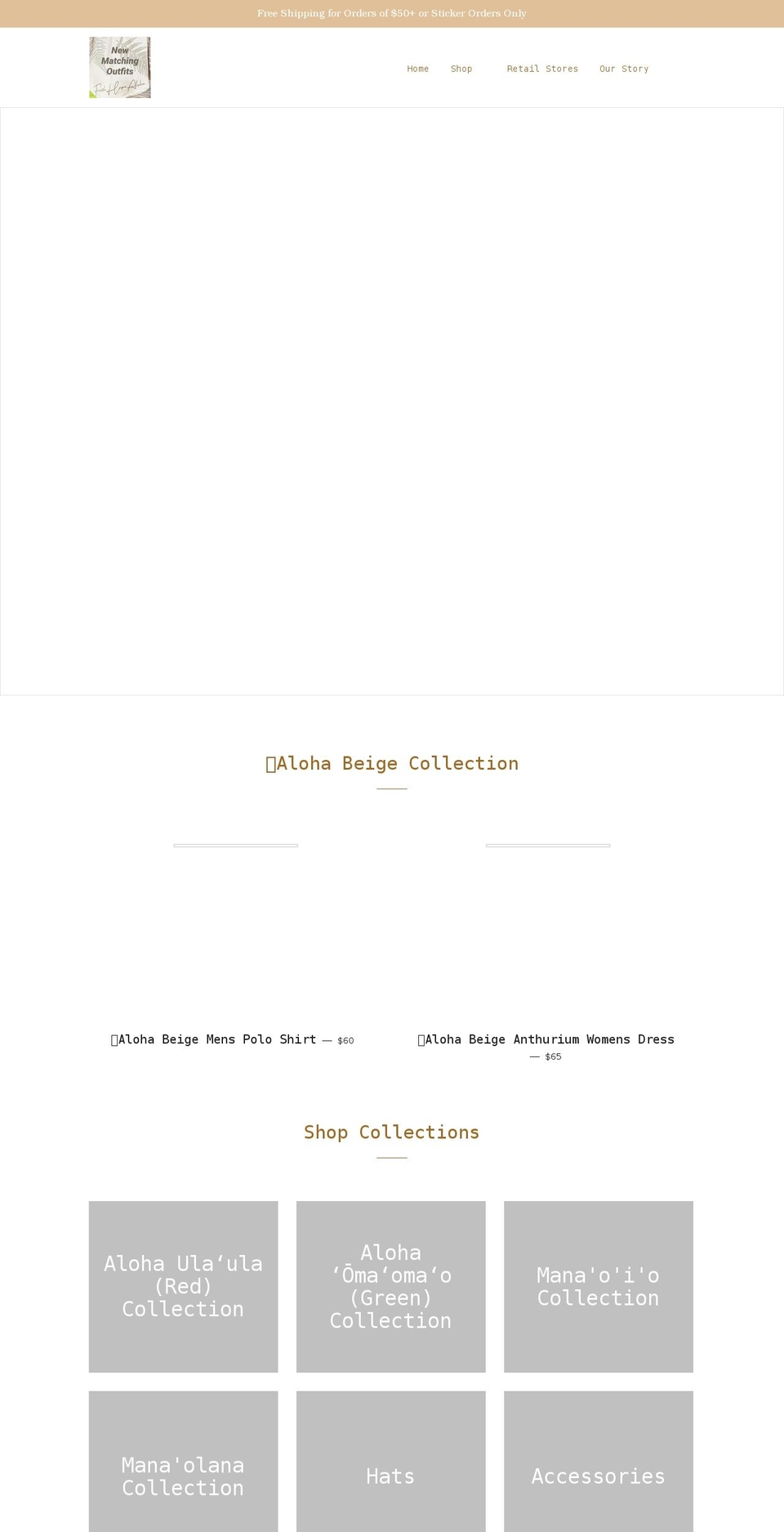 faithhopealoha.com shopify website screenshot