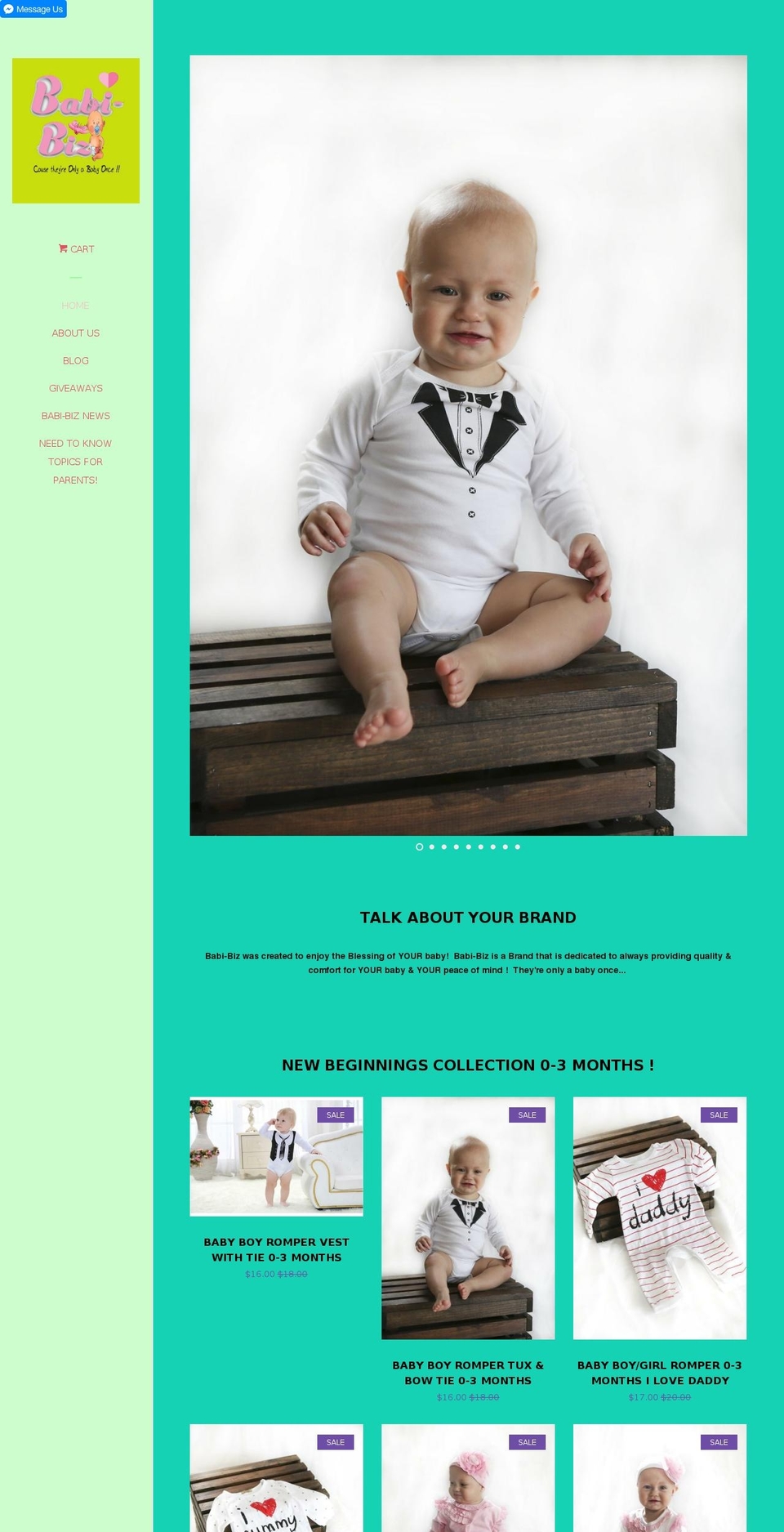 faithisachoice.com — Shopify storefront screenshot