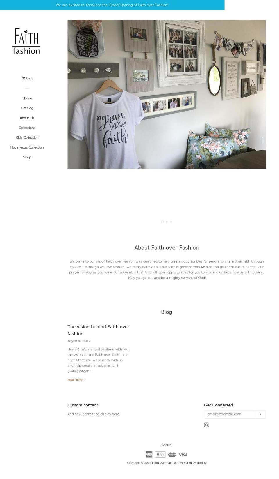 faithoverfashion.com — Shopify storefront screenshot
