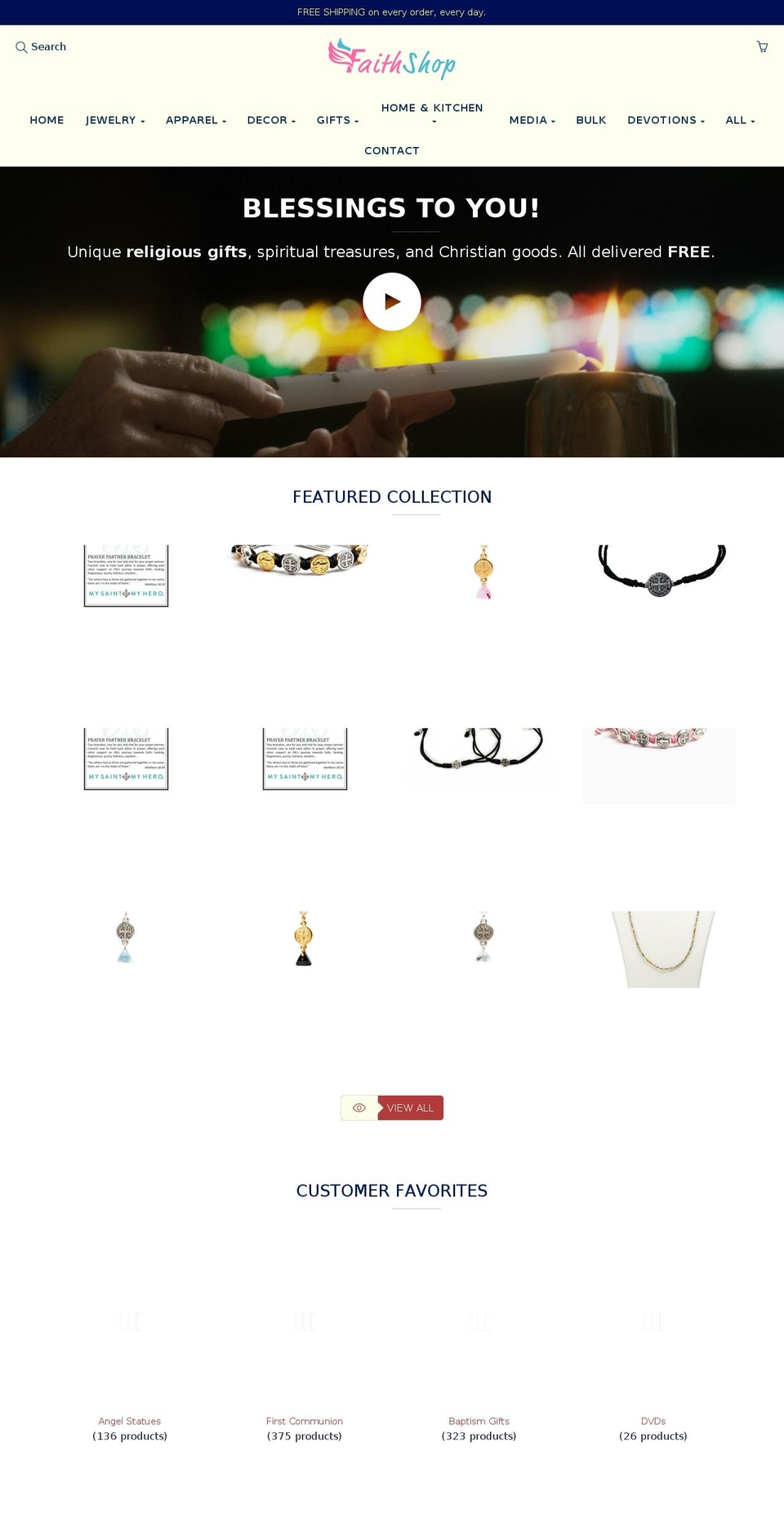 faithshop.com — Shopify storefront screenshot