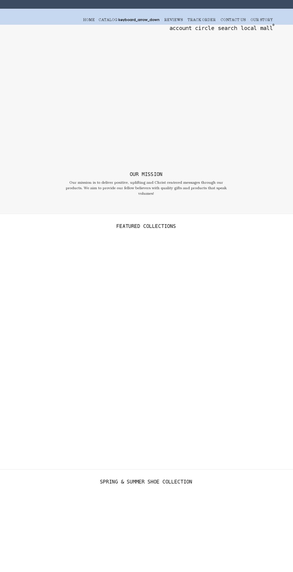 faithtags.com shopify website screenshot