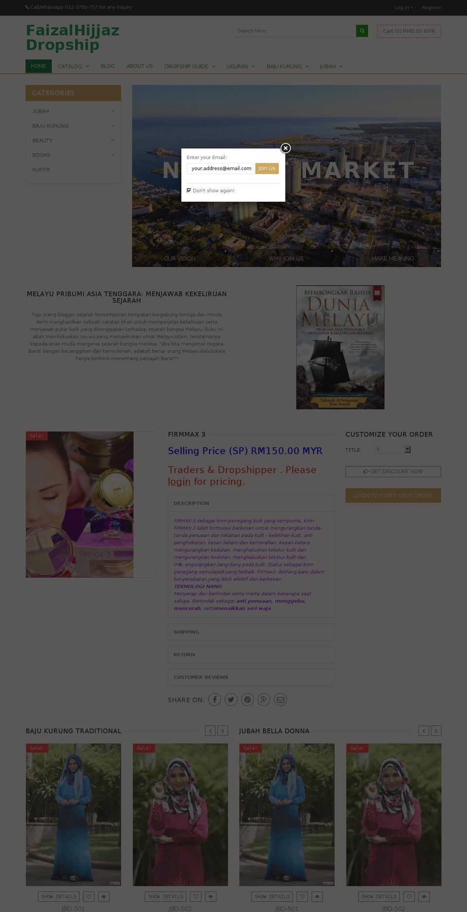 rt-queen1-v1-0-2 Shopify theme site example faizalhijjazdropship.com