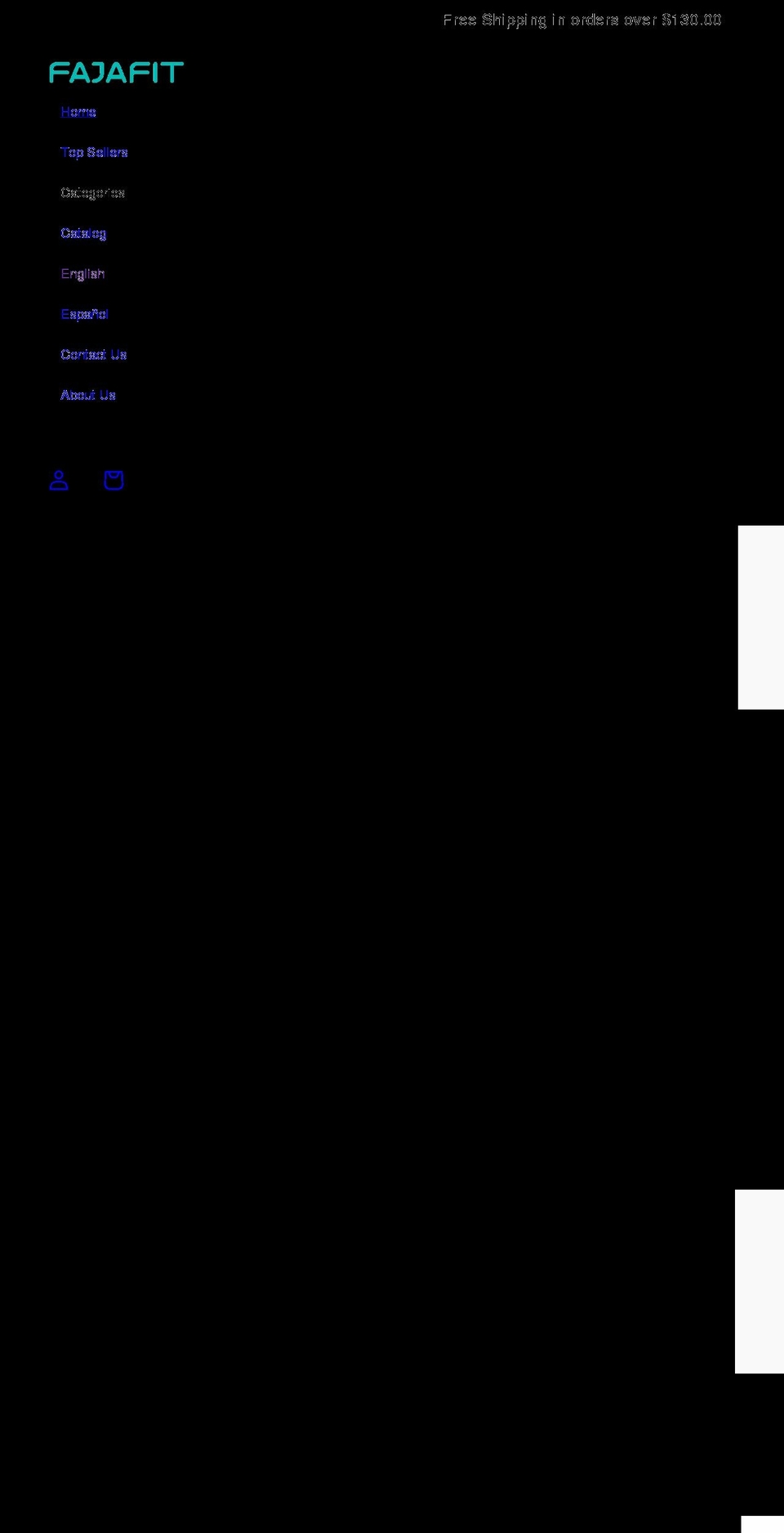 fajafit.com shopify website screenshot