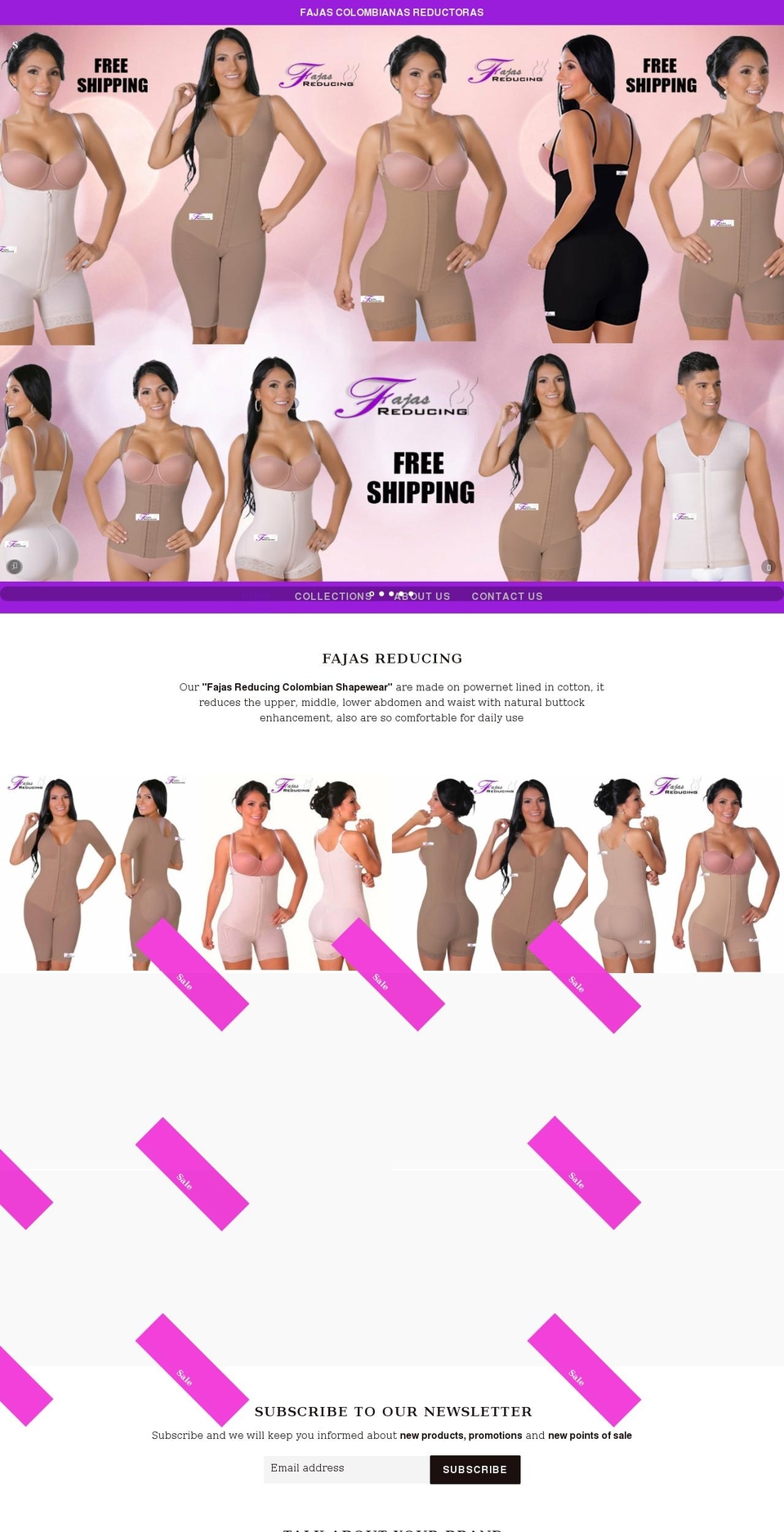 fajascolombianasorlando.com — Shopify storefront screenshot