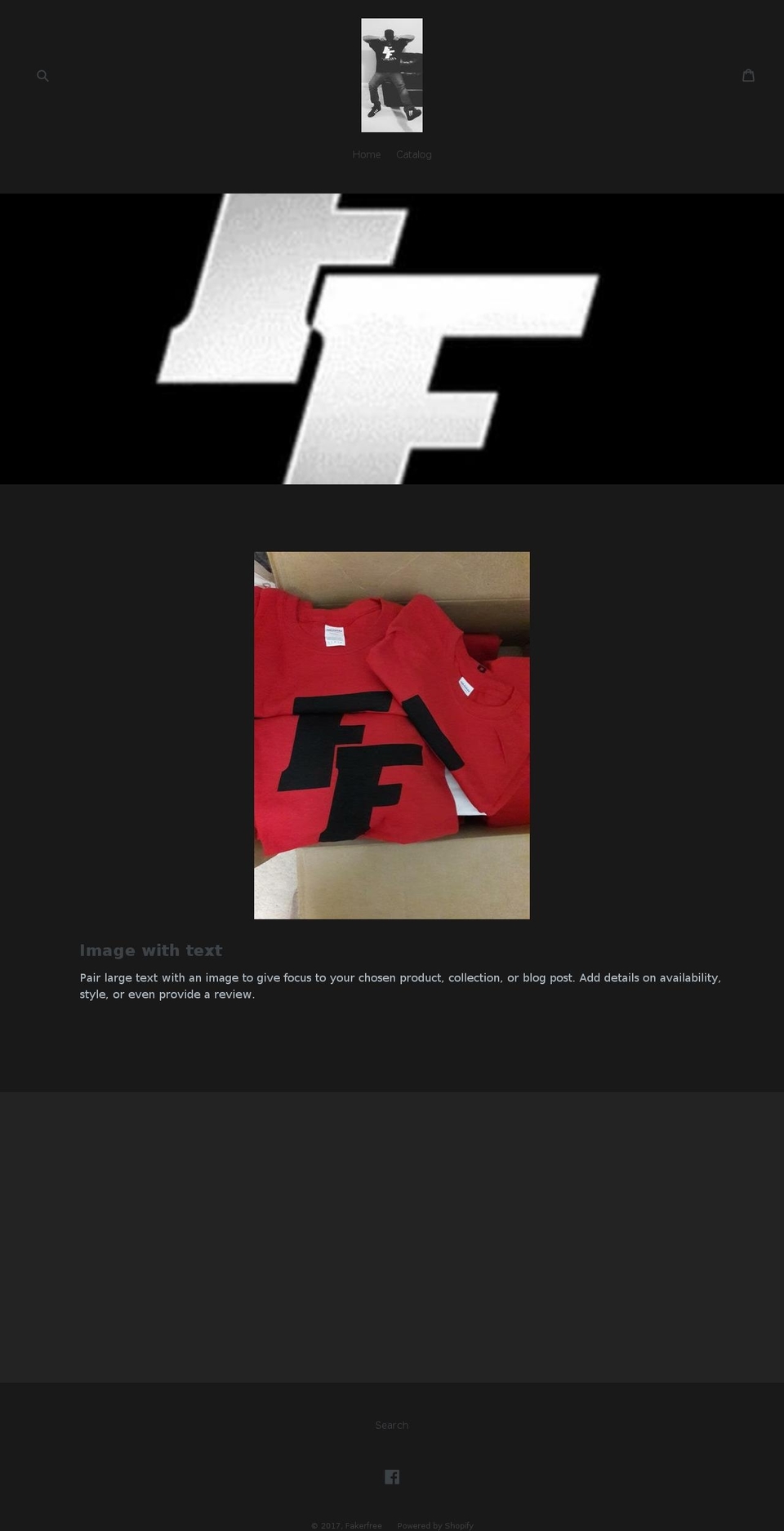 fakerfreerecords.com shopify website screenshot