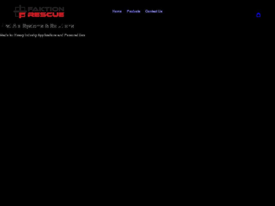 faktionrescue.com shopify website screenshot