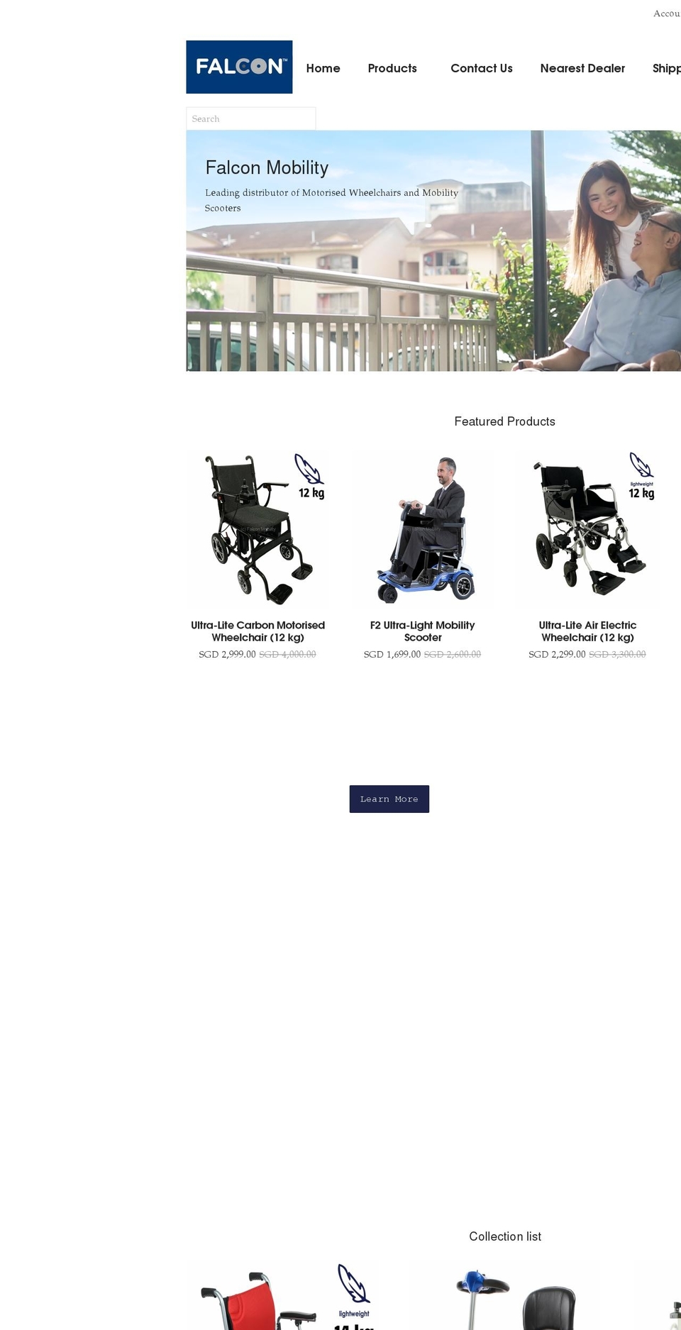 PXU Copy of Grid Shopify theme site example falconmobility.com