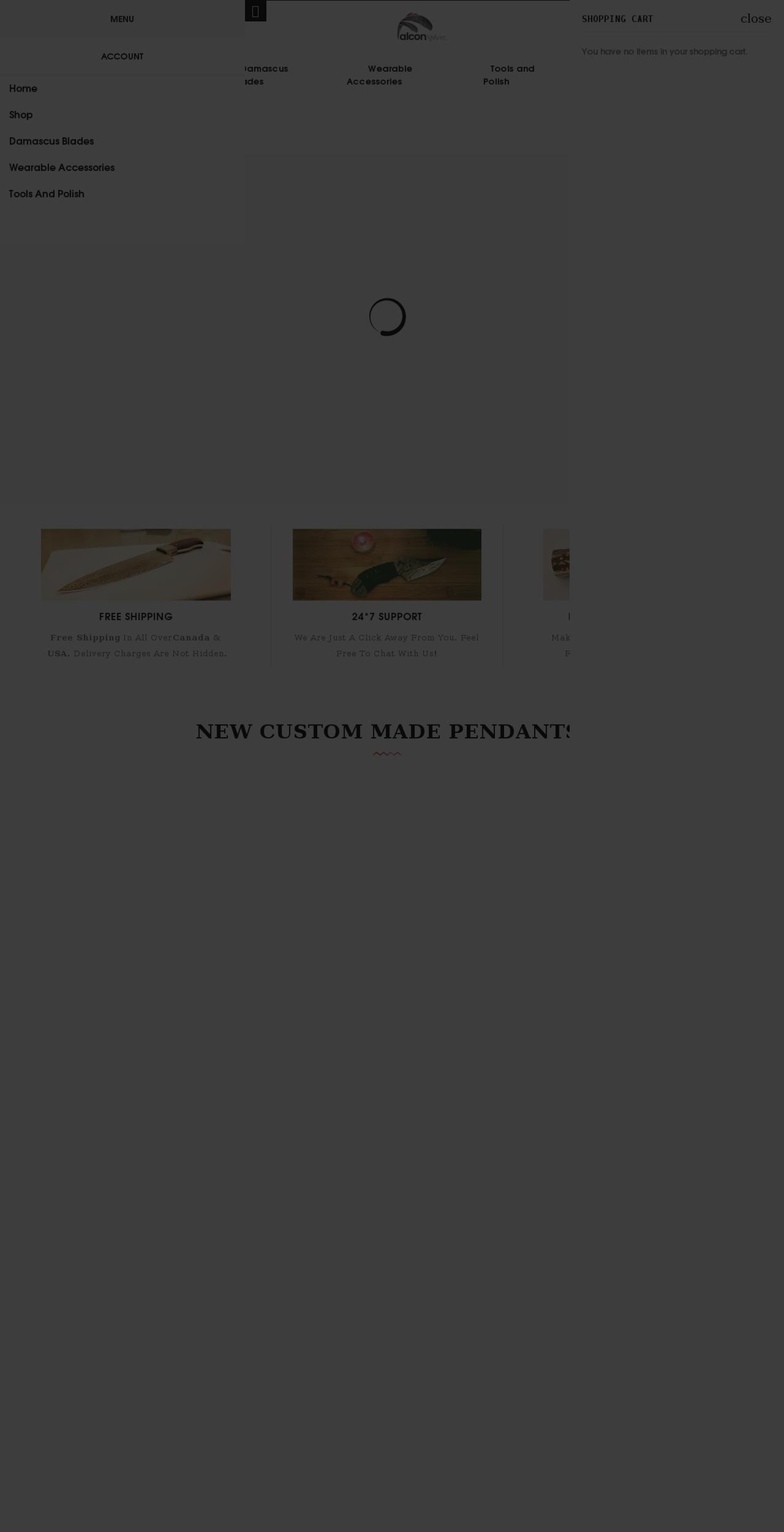 falconsphere.com shopify website screenshot