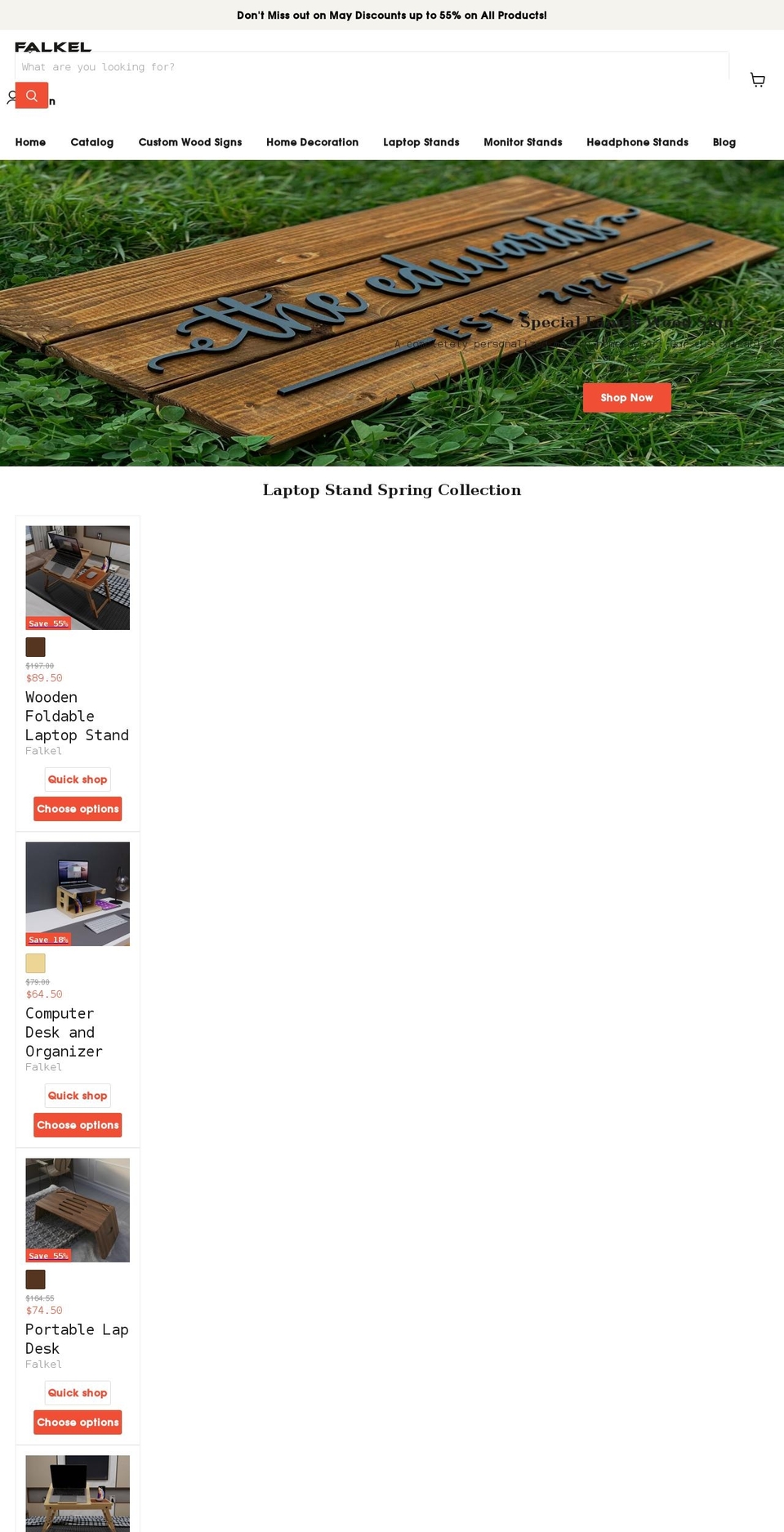 falkel.com shopify website screenshot