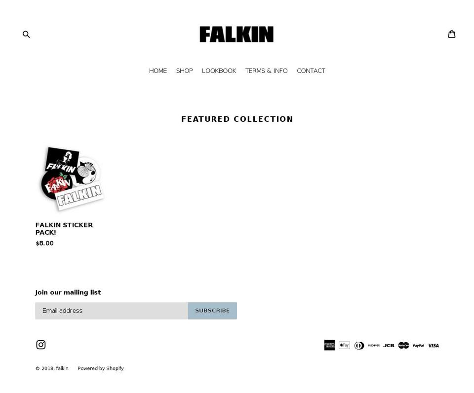 falkinco.com shopify website screenshot