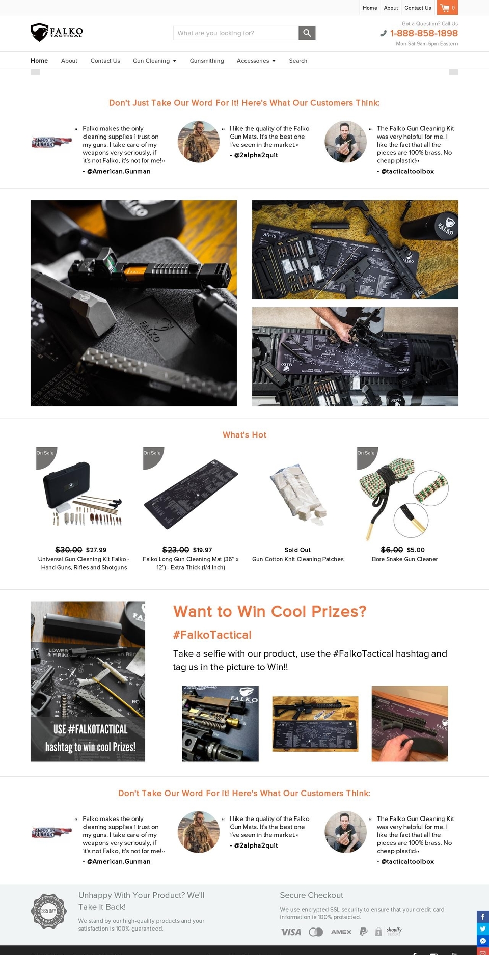 falkotactical.com shopify website screenshot