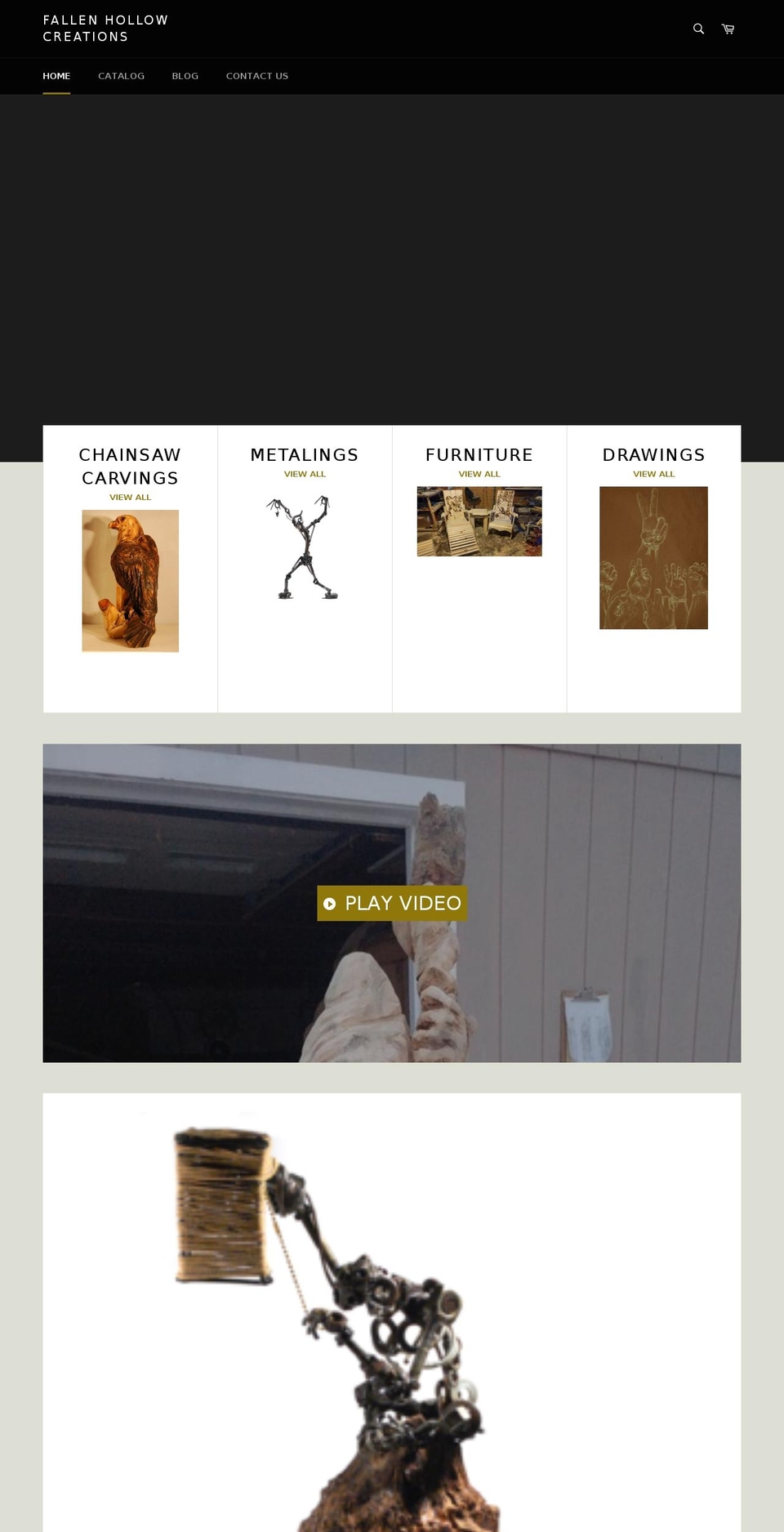 Artisan with Installments message Shopify theme site example fallenhollow.com