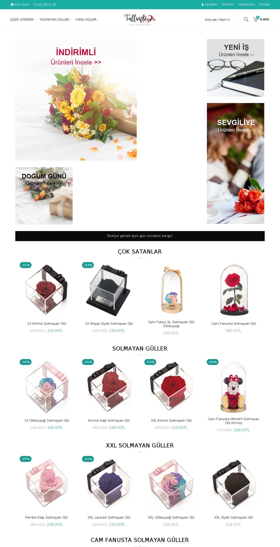 fallinflover.com — Shopify storefront screenshot