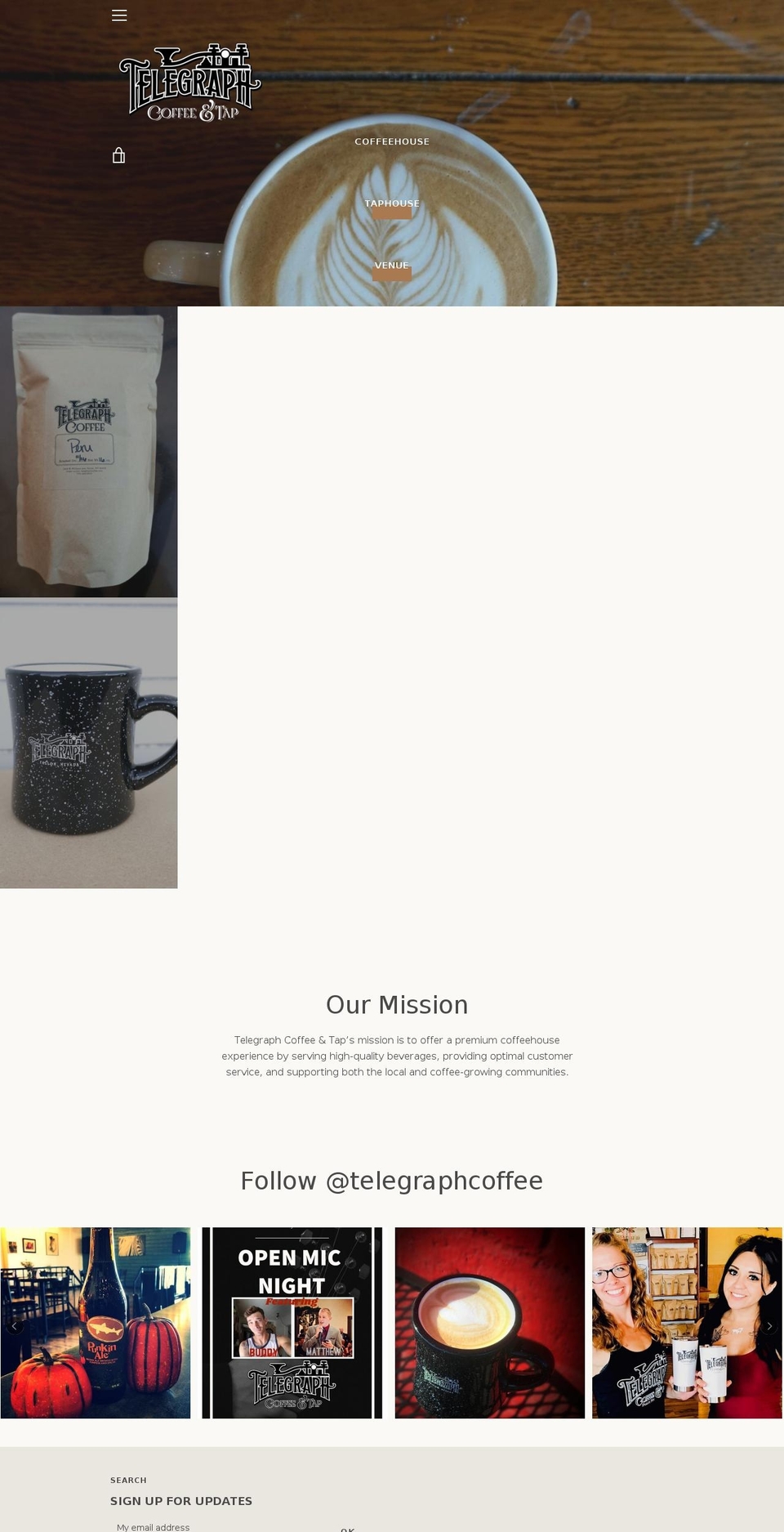 fallon.coffee shopify website screenshot