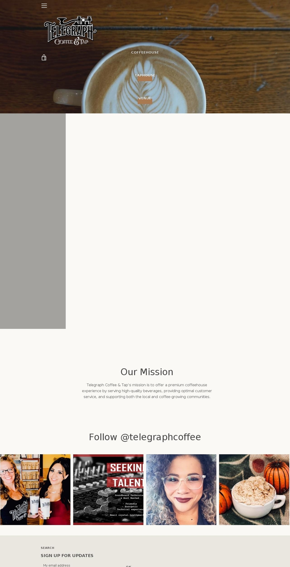 falloncoffee.com — Shopify storefront screenshot