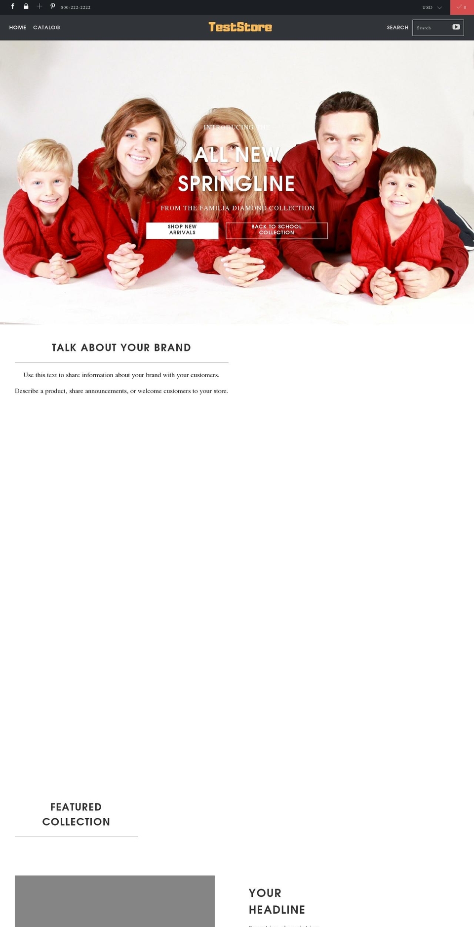 familiadiamond.com shopify website screenshot