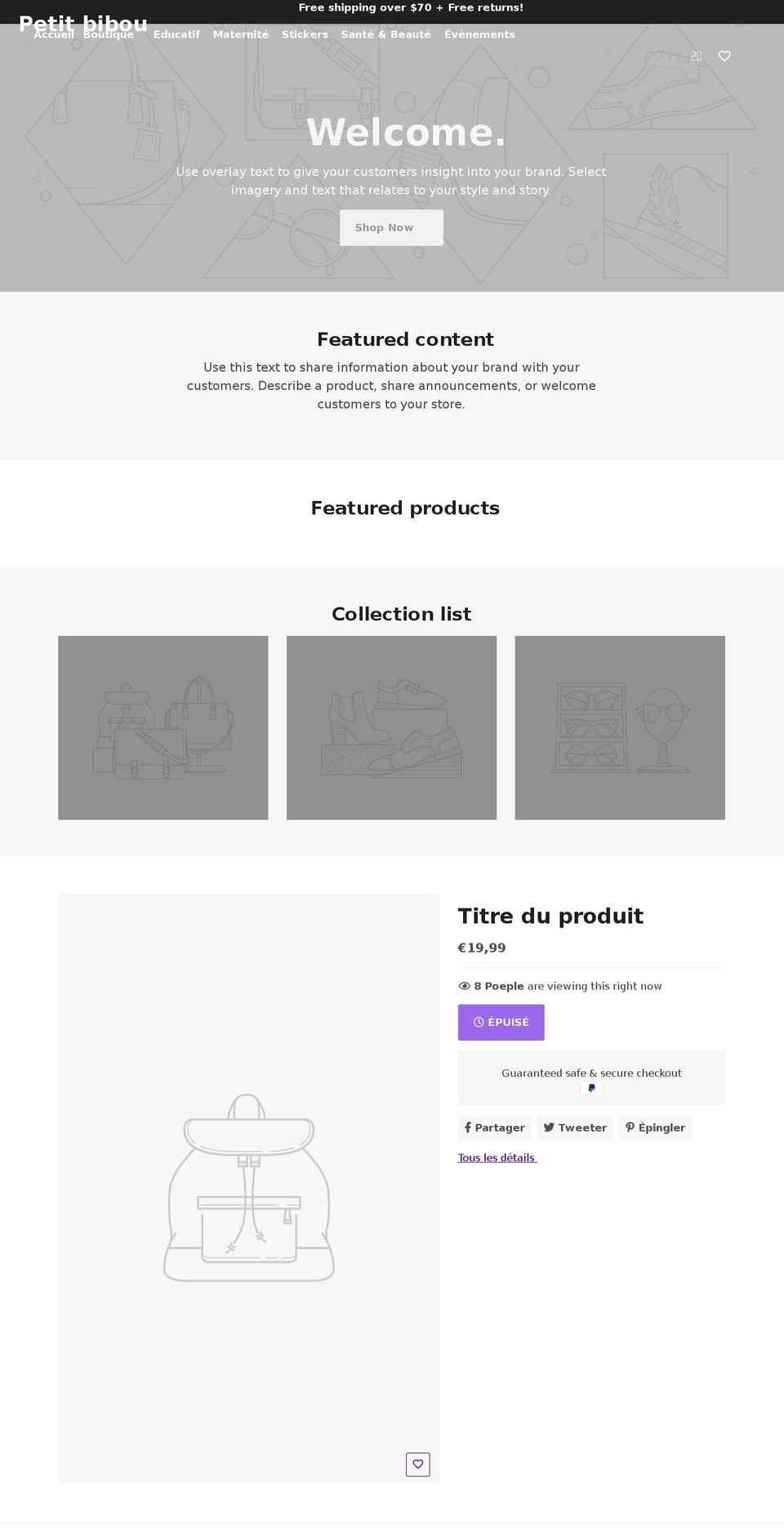 family-shop.fr shopify website screenshot