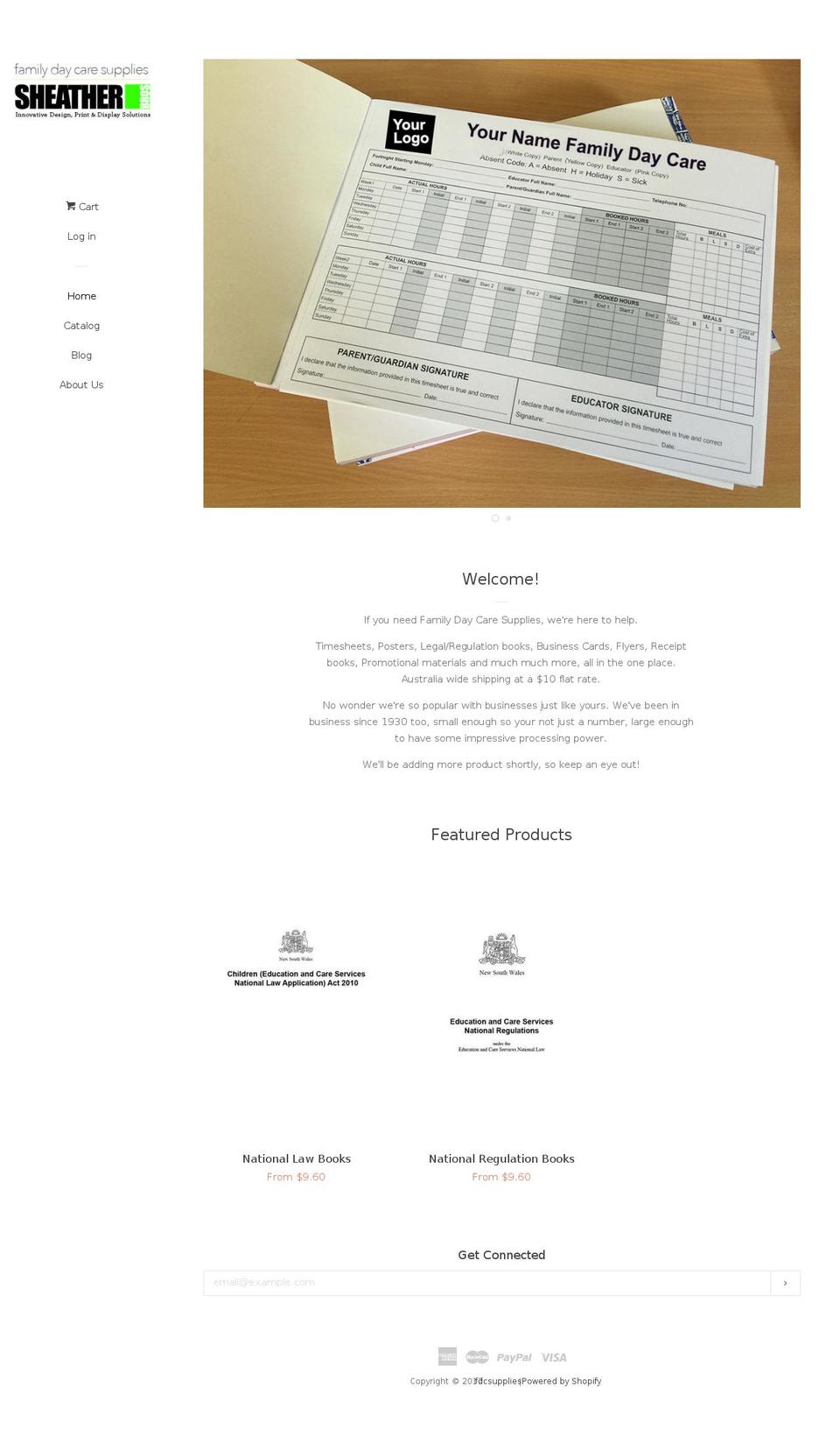 familydaycaresupplies.com shopify website screenshot