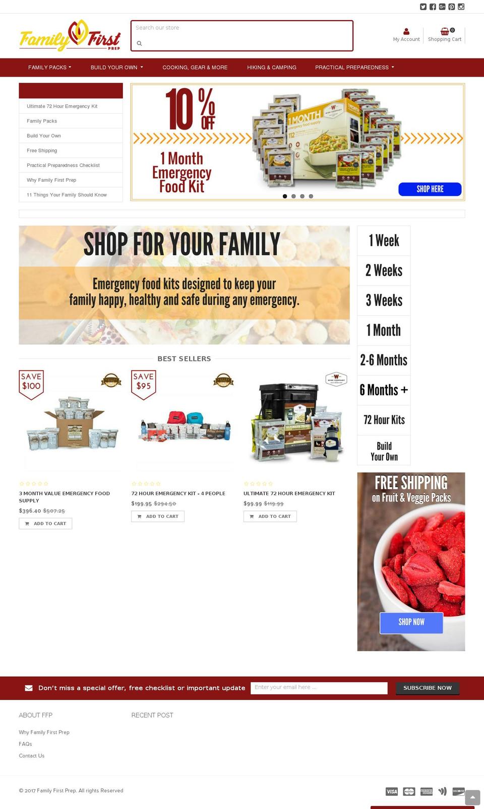 familyfirstprep.com shopify website screenshot