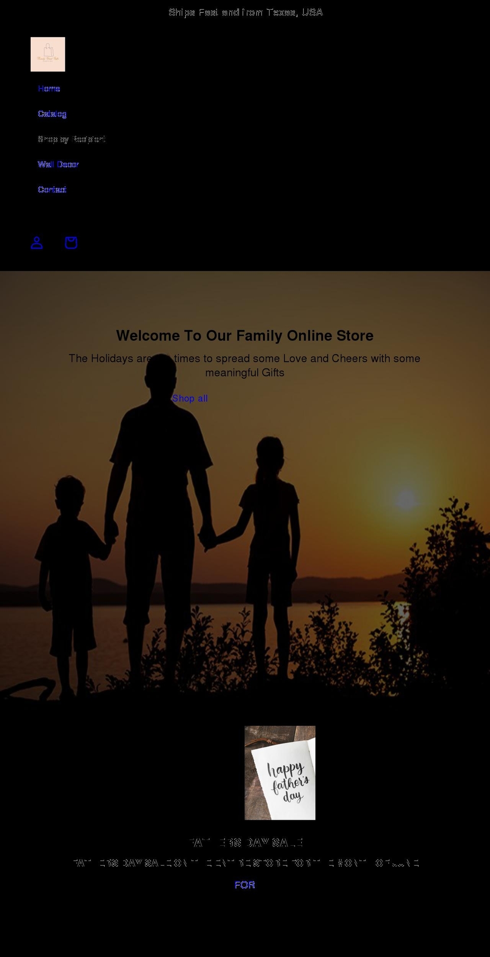 familygreatgifts.com shopify website screenshot